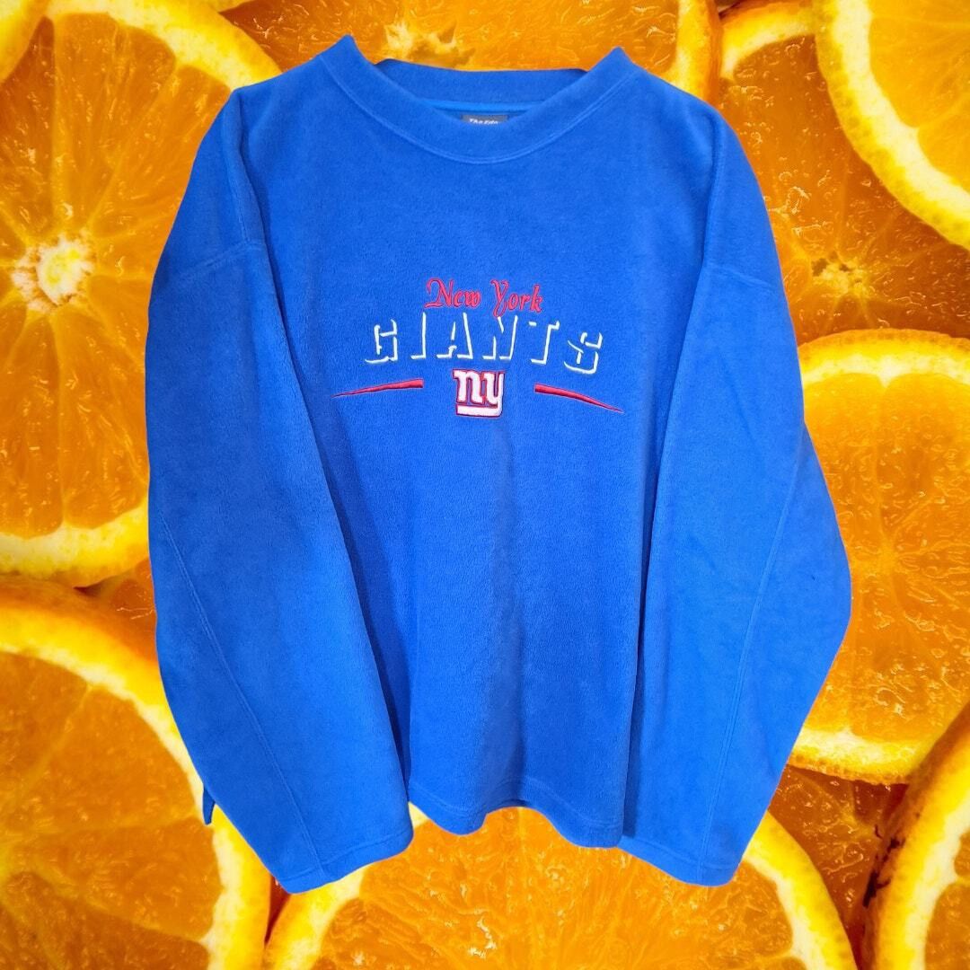 Other The Edge Blue Fleece New York Giants Long Sleeve Sweatshirt Size US L / EU 52-54 / 3 - 2 Thumbnail