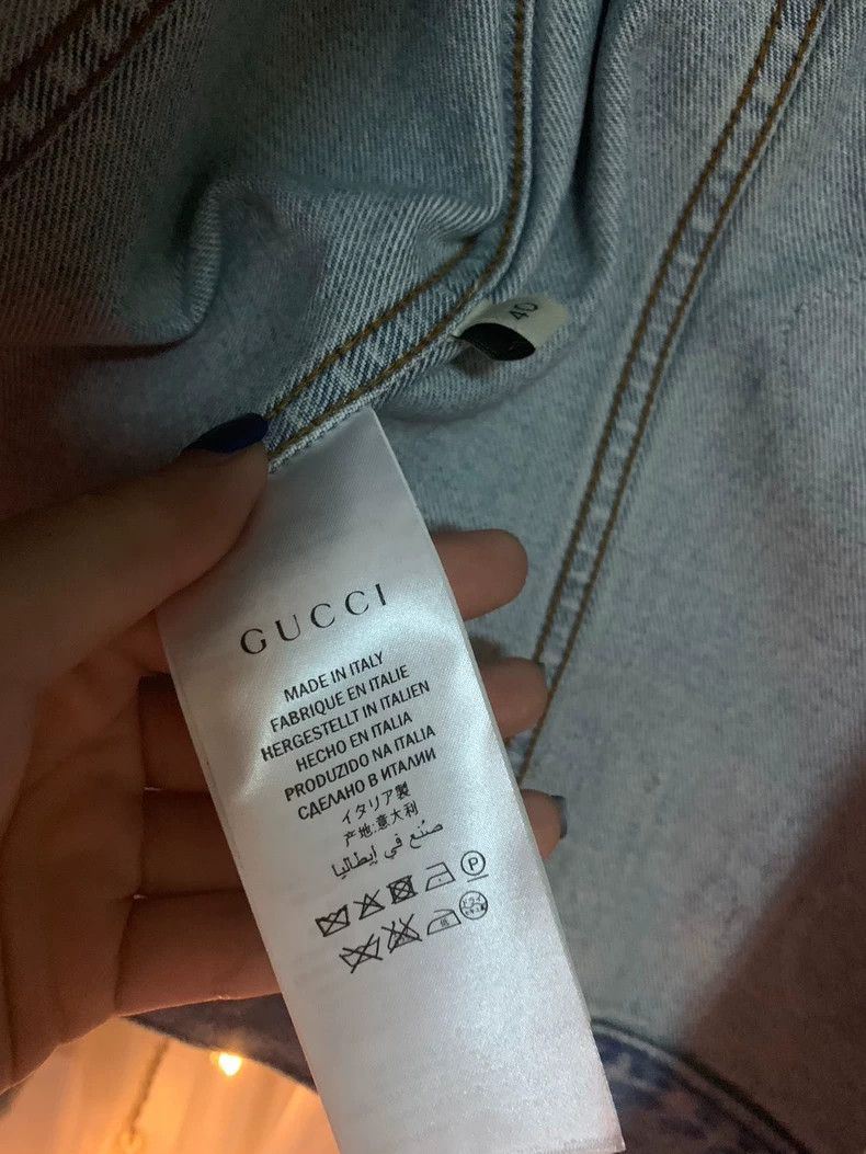 Gucci Gucci Embroidered denim jacket 2501-Nextarrow Size US XXS / EU 40 - 4 Thumbnail