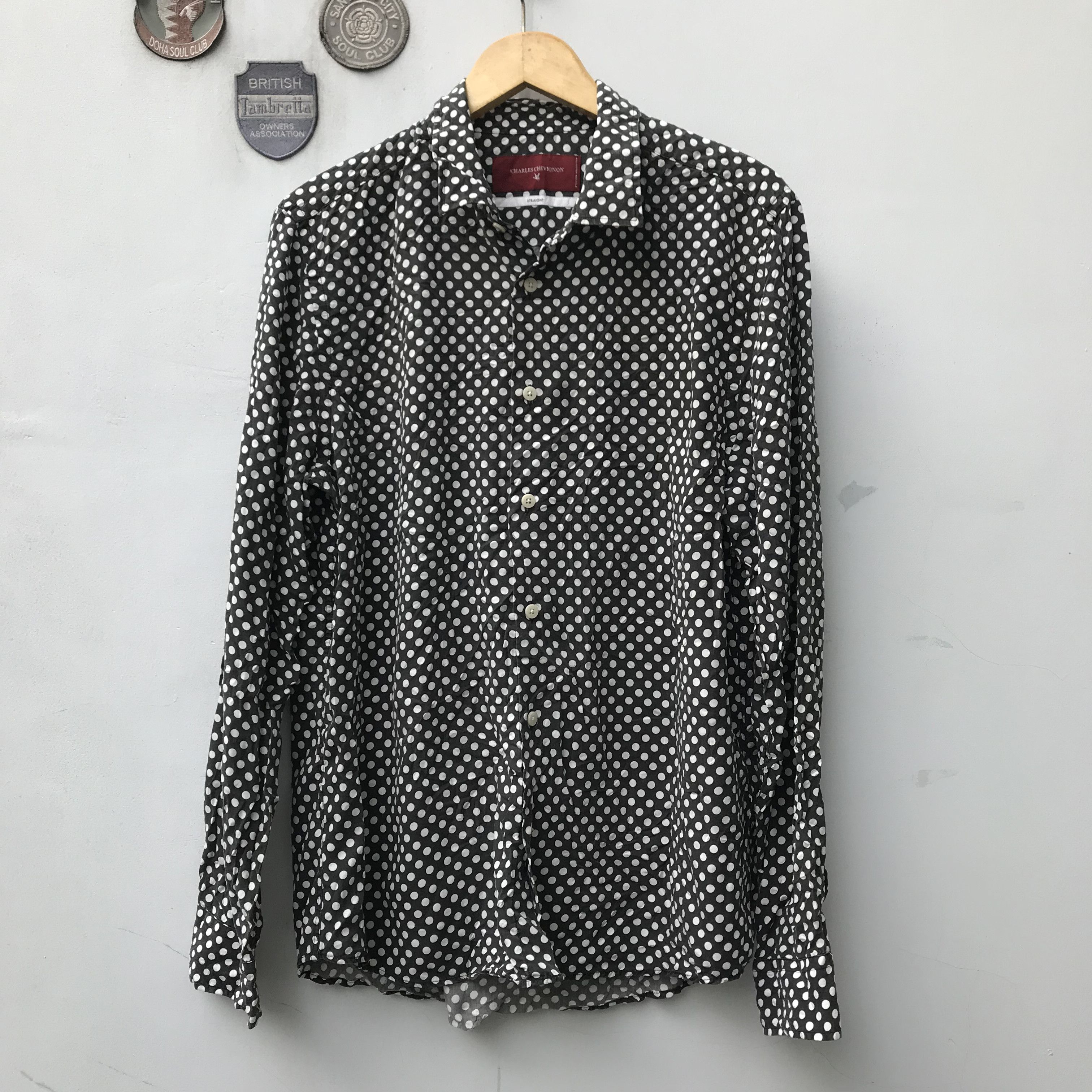 Chevignon Vintage Chevignon Charles Chevignon Polkadot charles dot Size US L / EU 52-54 / 3 - 11 Thumbnail