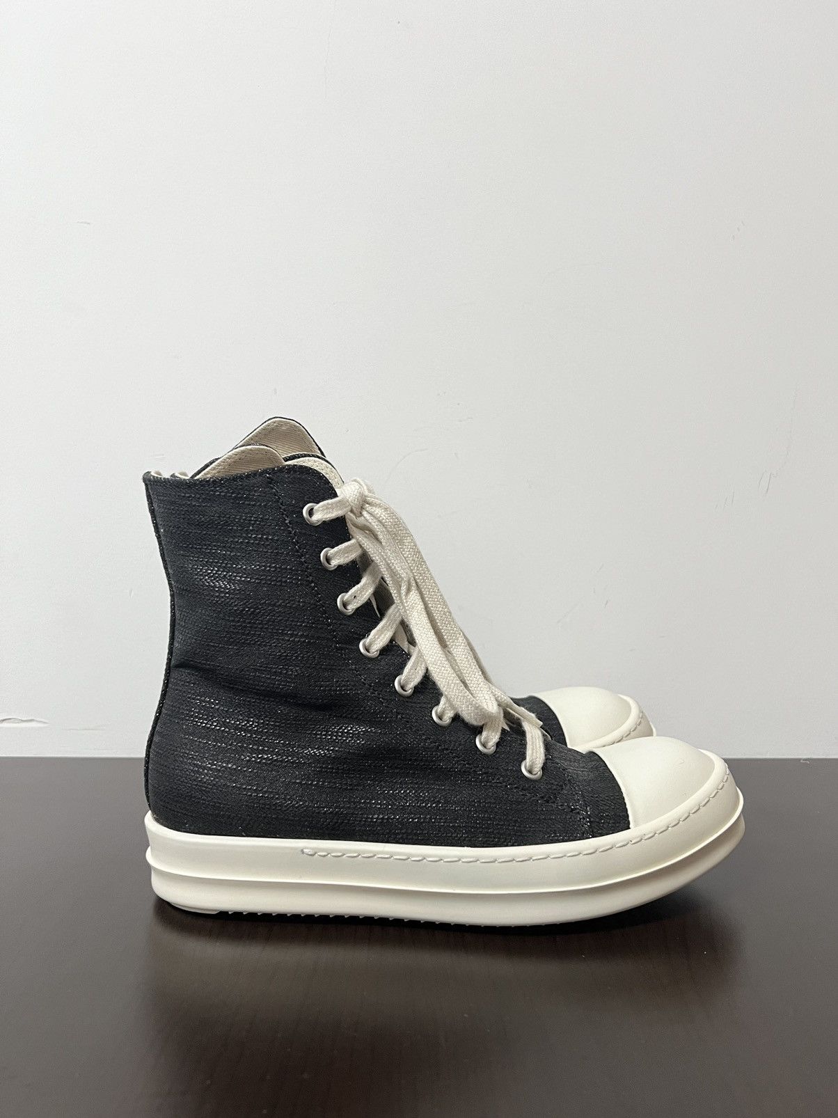 Rick Owens Drkshdw Rick owens ramones high top sneakers sz 36 Size US 6 / IT 36 - 5 Thumbnail