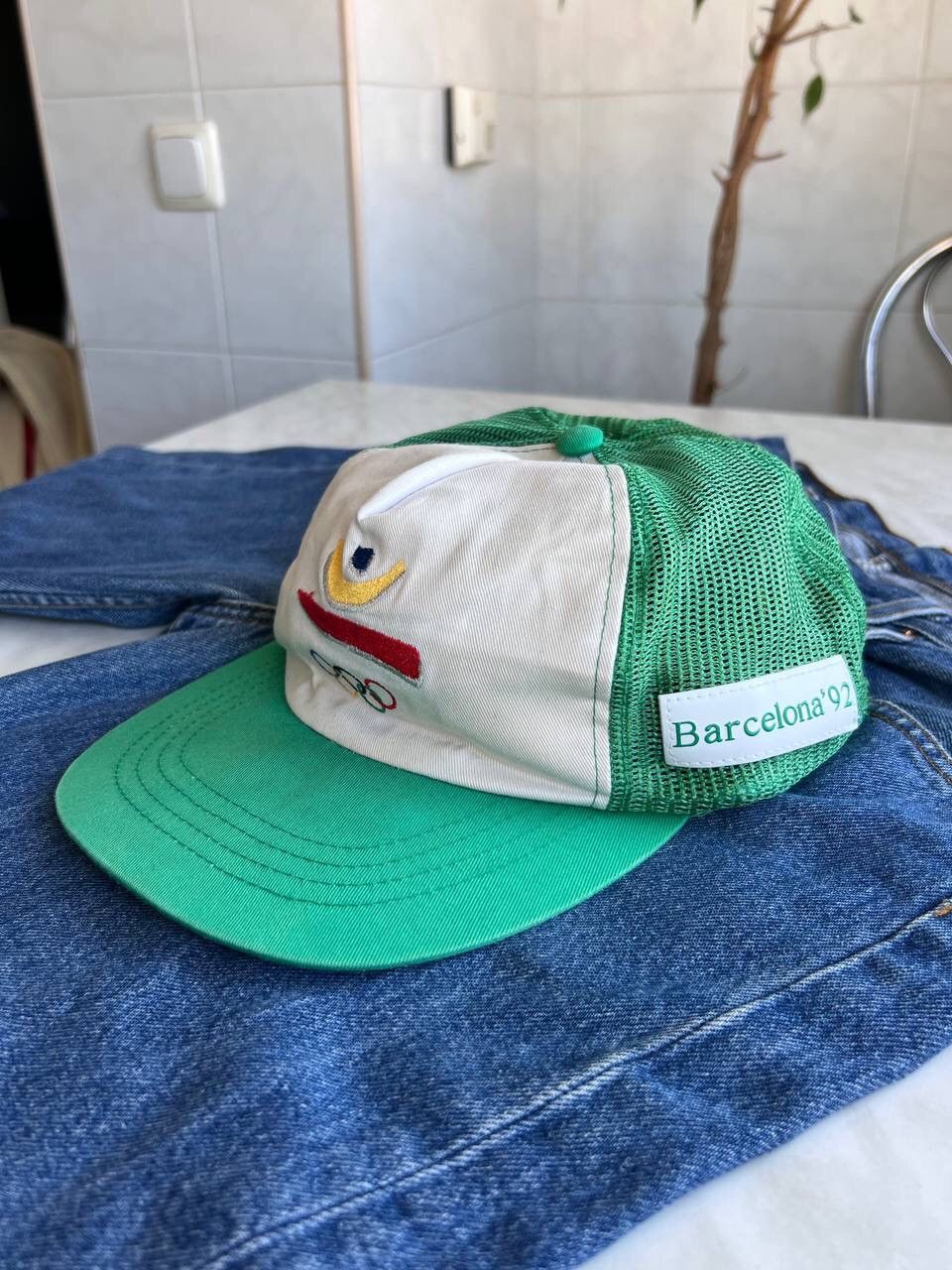 Other 90s Vintage Olympic Game Barcelona 1992 Baseball Mesh Cap Size ONE SIZE - 1 Thumbnail
