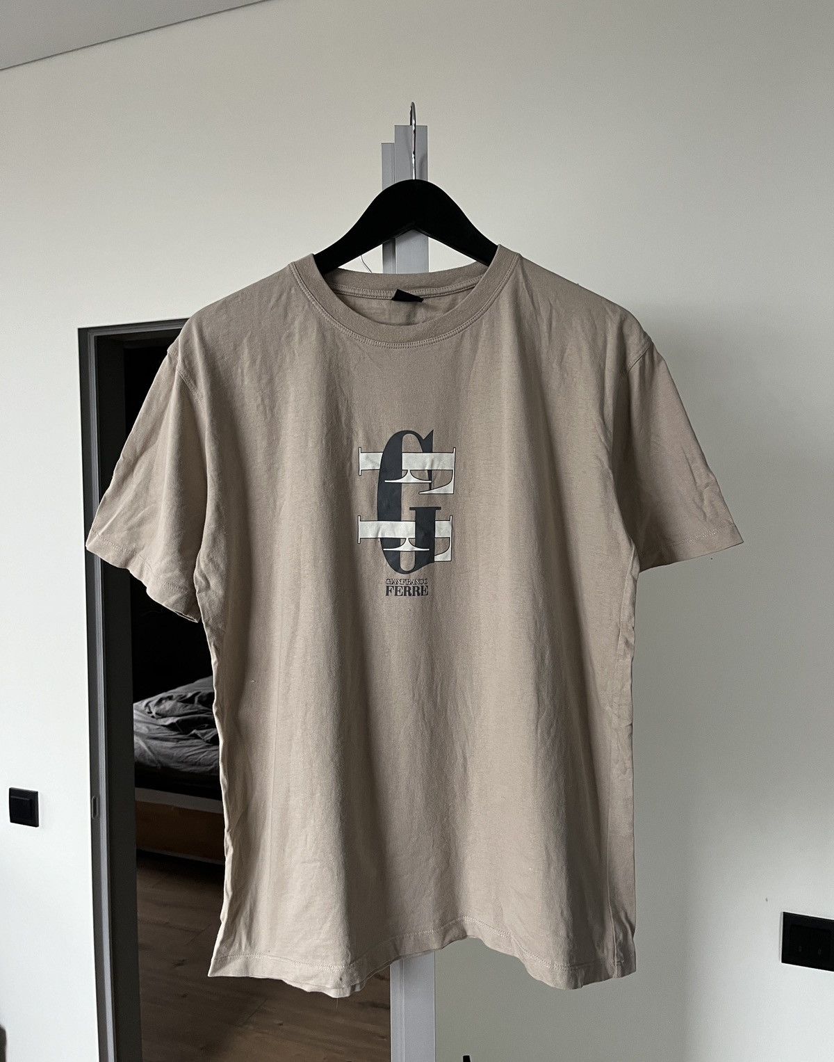 GF Ferre Gianfranco Ferre Brown Logo T-shirt Size US M / EU 48-50 / 2 - 1 Thumbnail