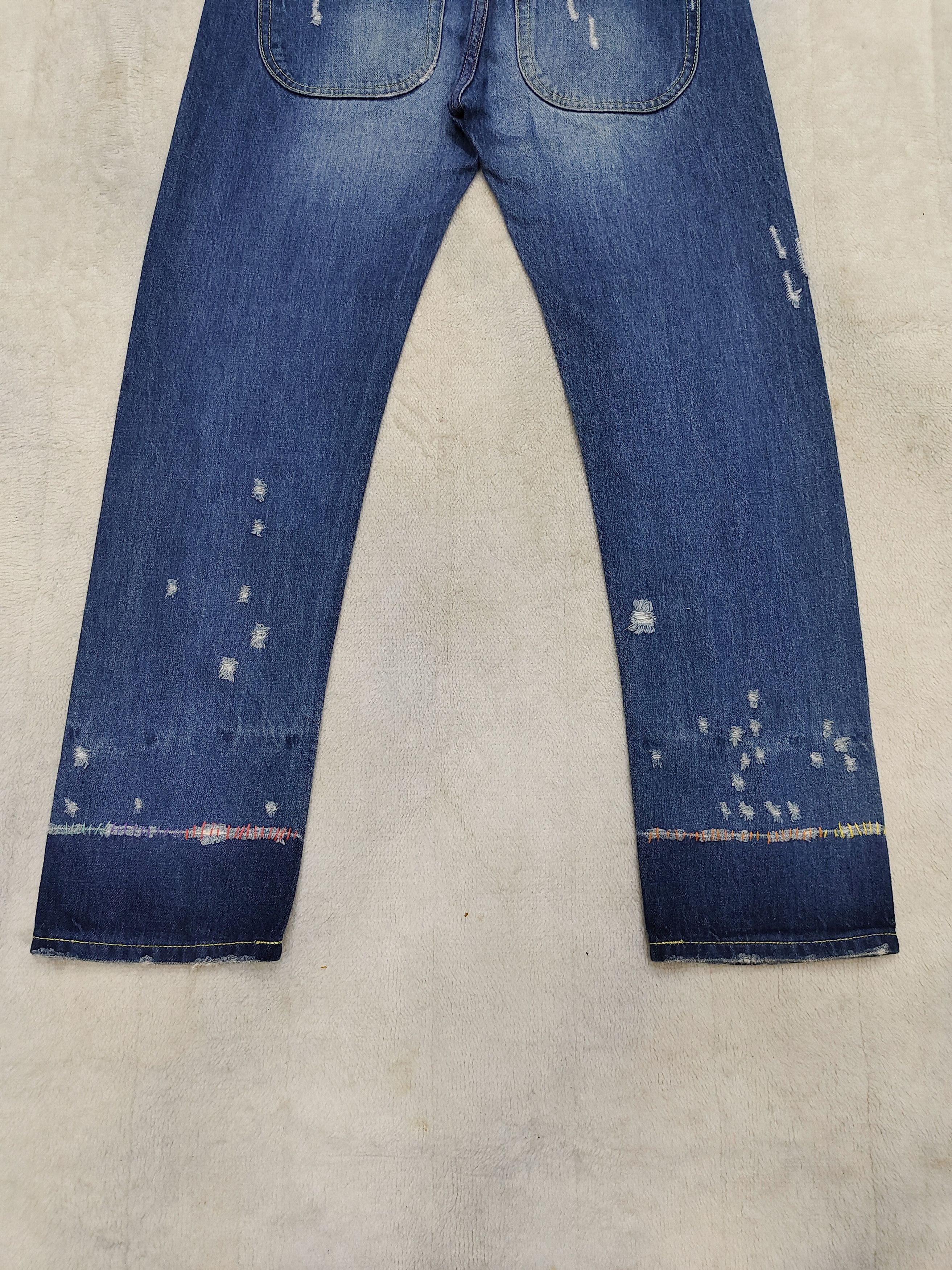 Tsumori Chisato Tsumori Chisato- Hand Multicolor Stitch Distressed Archived Size US 30 / EU 46 - 6 Thumbnail