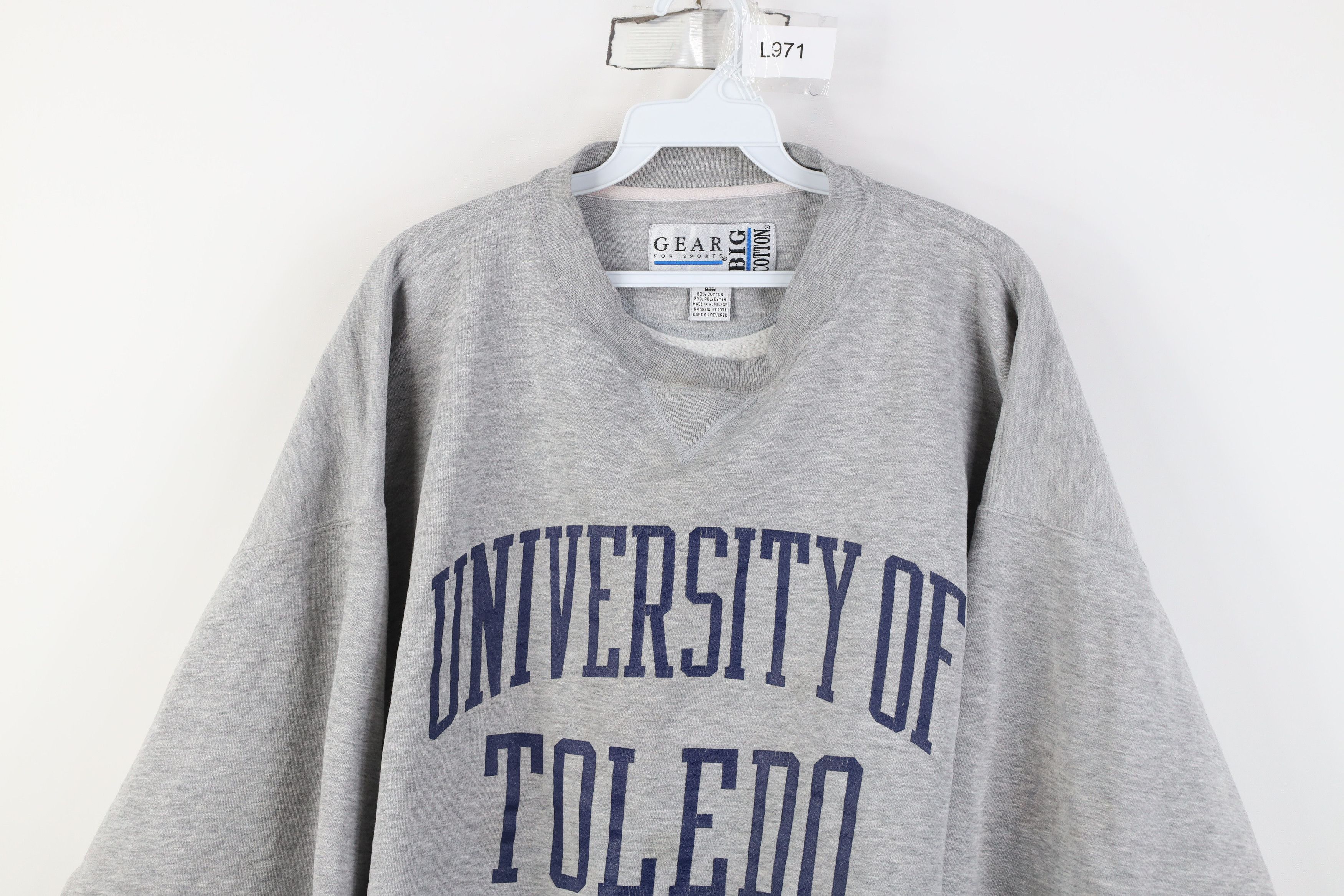 Vintage Vintage 90s Spell University of Toledo Crewneck Sweatshirt Size US XL / EU 56 / 4 - 2 Thumbnail