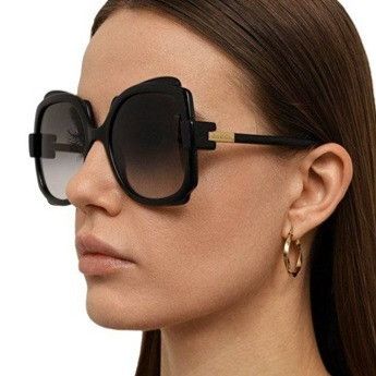 Gucci Gucci GG1431S 001 Women Sunglasses Black Butterfly Frame Size ONE SIZE - 12 Thumbnail