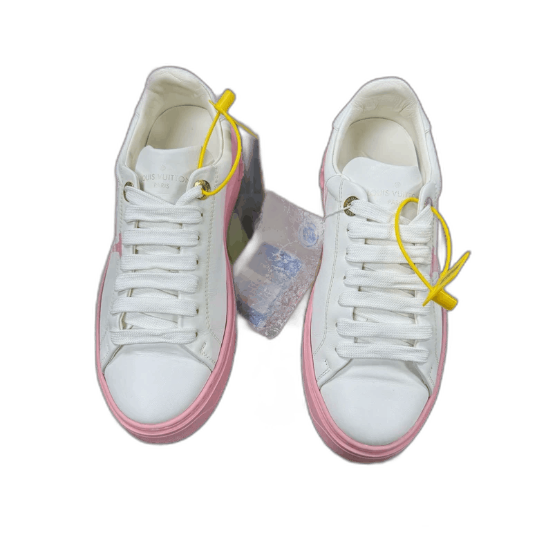 Louis Vuitton LOUIS VUITTON LV TIME OUT Pink Sneakers-2506 Size US 6 / IT 36 - 1 Thumbnail