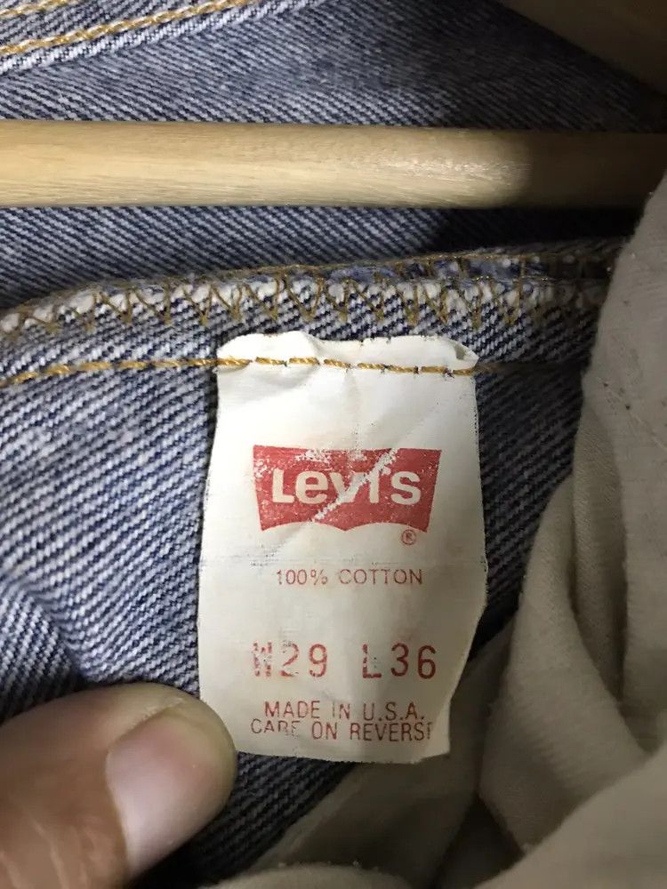 Vintage Levi's 501 Made in U.S.A Non Selvedge Denim