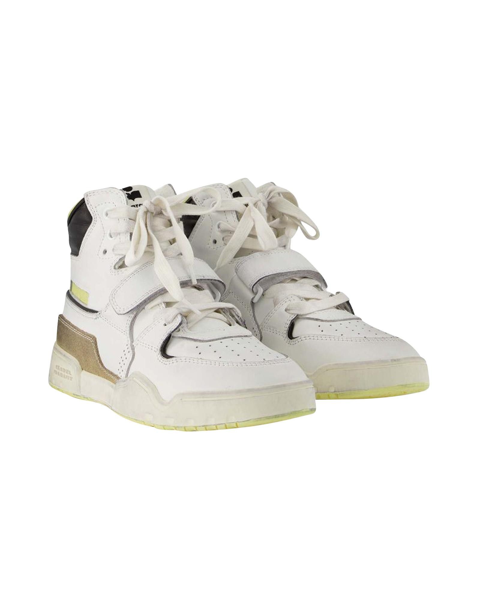 image of Isabel Marant Vintage-Inspired High-Top Sneakers, Women's (Size 5)
