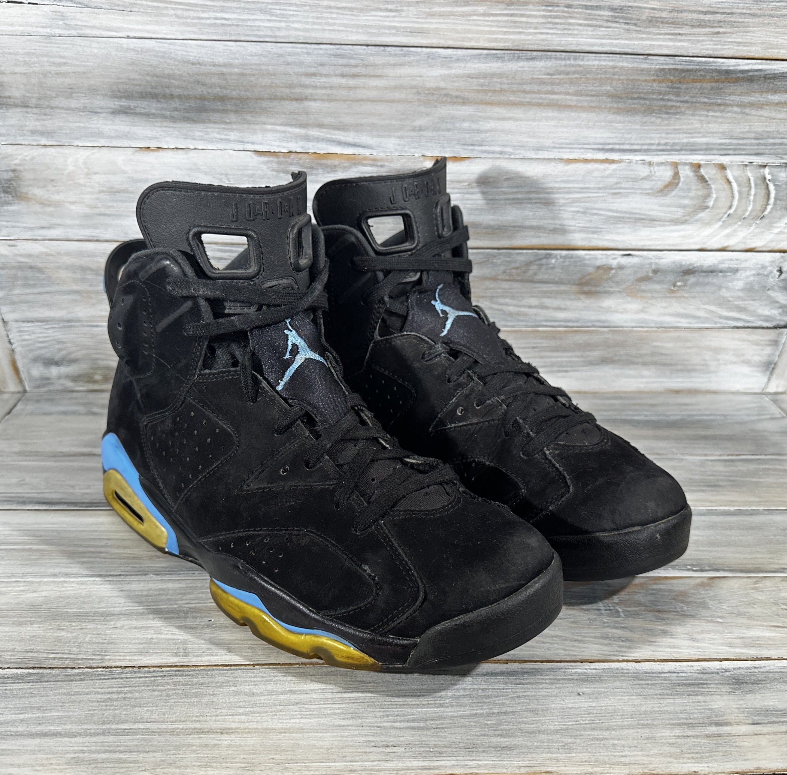 Jordan Brand Jordan Air 6 Retro UNC Basketball Sneakers Black Sport Shoes Size US 9.5 / EU 42-43 - 2 Thumbnail