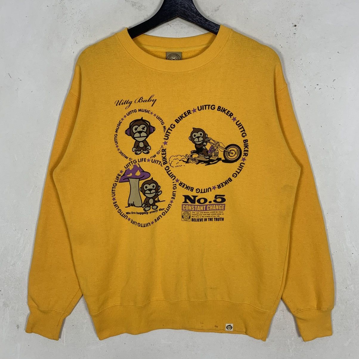 Japanese Brand UTTG BABY JapaneseBrand StreetWear Sweatshirt Swaeter Size US M / EU 48-50 / 2 - 2 Thumbnail