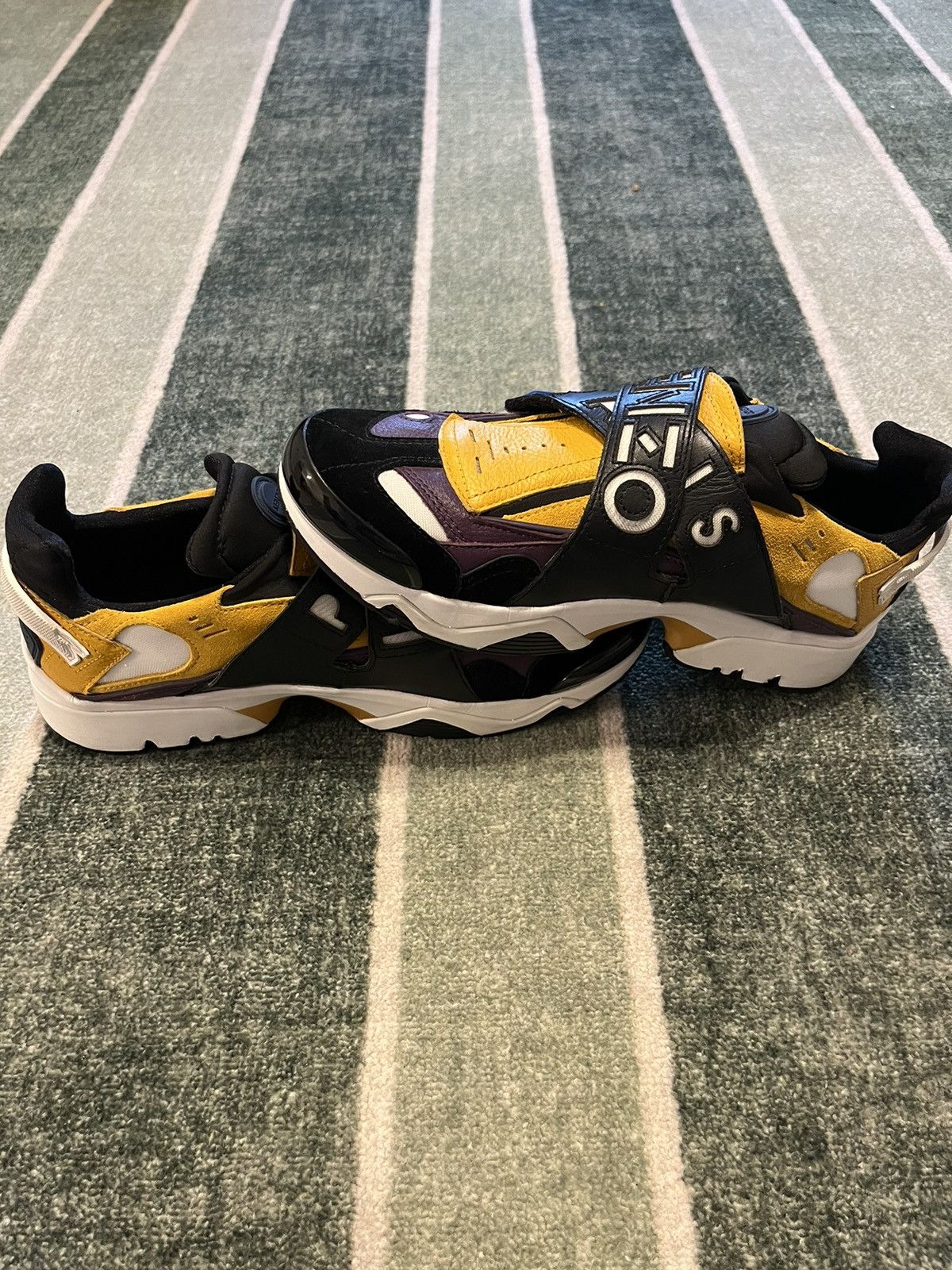 Kenzo Kenzo Sonic Scratch Velcro Sneakers Sz 41 Size US 8.5 / EU 41-42 - 6 Thumbnail