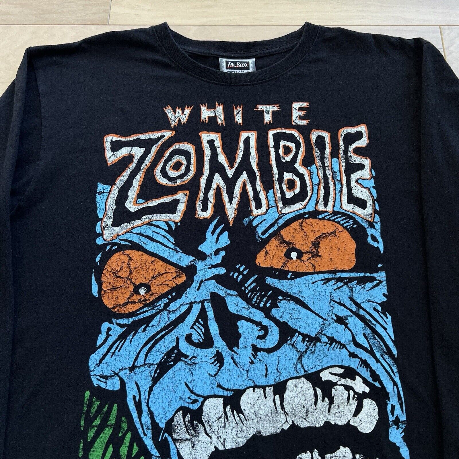 Band Tees × Vintage Vintage White Zombie Shirt XL Black 90s Long Sleeve Heavy Size US XL / EU 56 / 4 - 3 Thumbnail