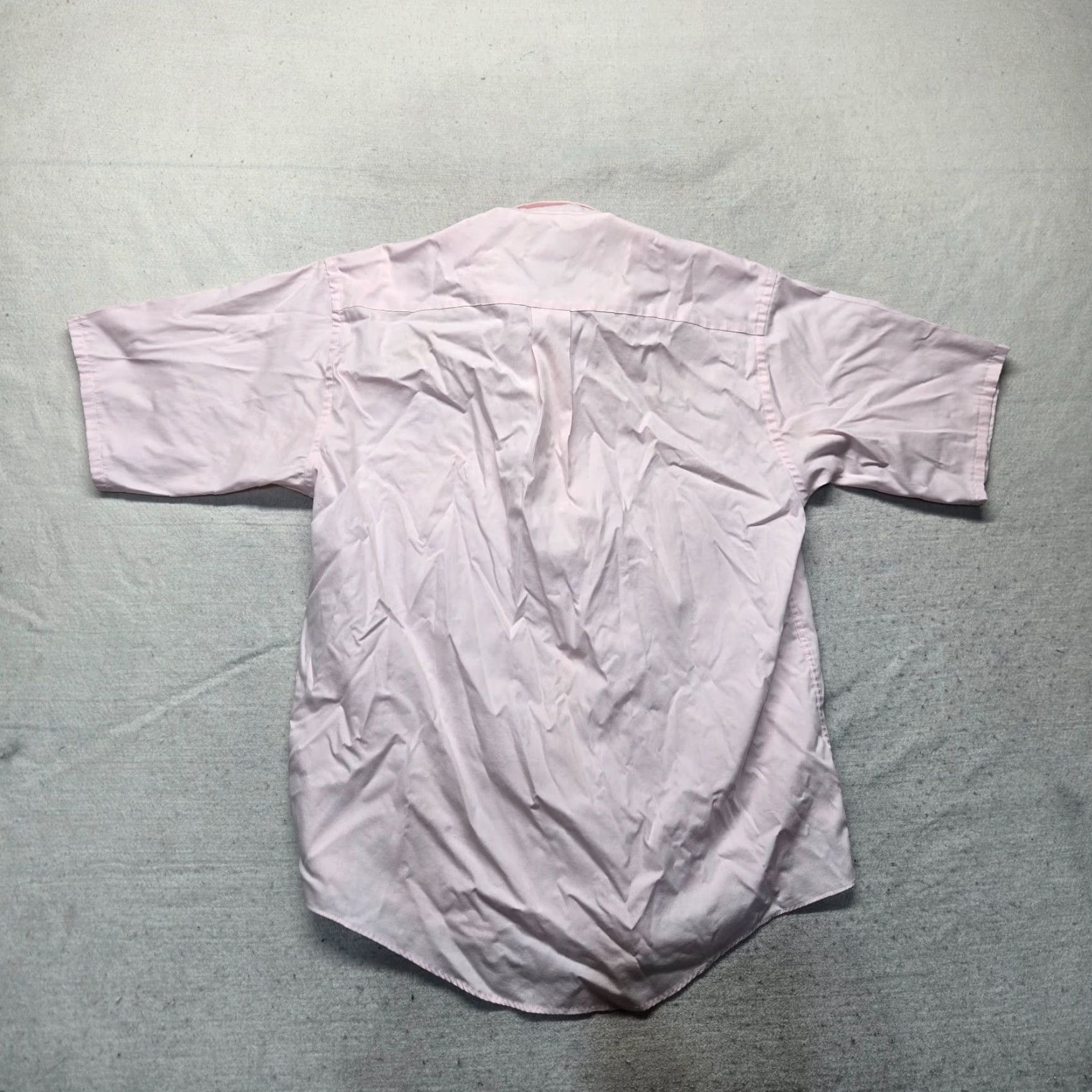 Enro ENRO Shirt Dress Shirt Pink Short Sleeve 16.5 Mens 16.5 Pink Enro Regular 16.5 Men’s Button Up Collared 34-35 Adults Vintage? Wait no. Size 46R - 7 Thumbnail