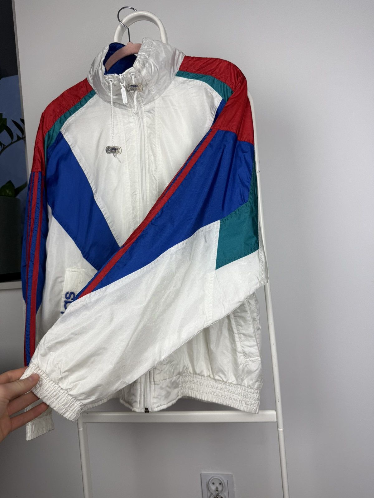 Adidas × Vintage Vintage 90's Adidas Suisse Olympic Track jacket Size US M / EU 48-50 / 2 - 4 Thumbnail