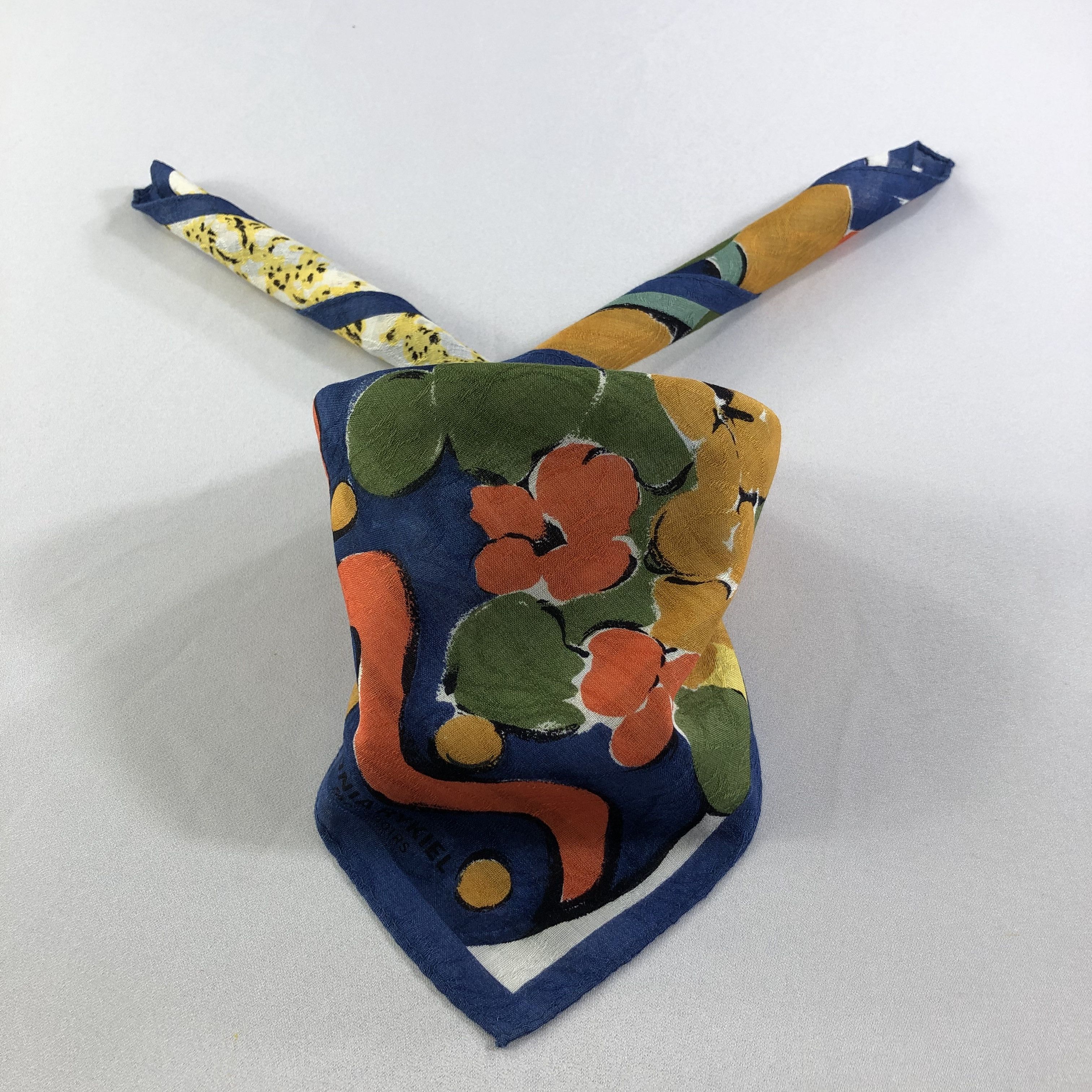 Sonia Rykiel × Vintage Sonia Rykiel Handkerchief Neckerchief Bandana H2095 Size ONE SIZE - 2 Thumbnail