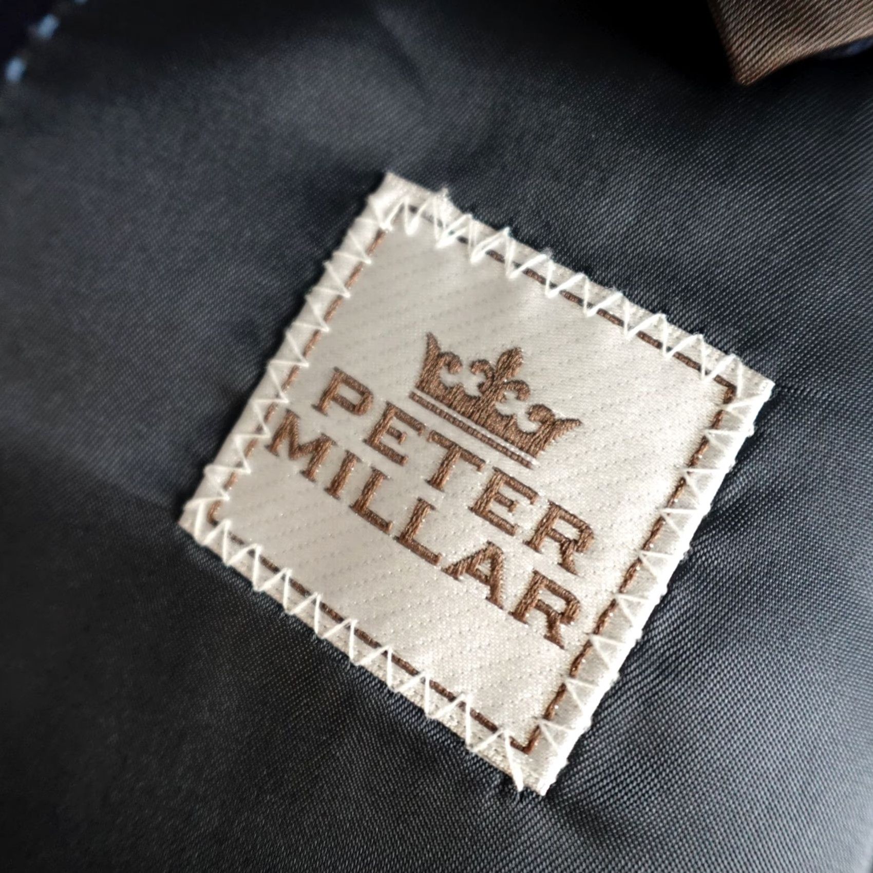 Peter Millar Peter Millar Blazer 48R Blue Plaid Wool Canada Regular Notch Front Two-Button Single-Breasted Mens Vintage: No Size 48R - 2 Thumbnail