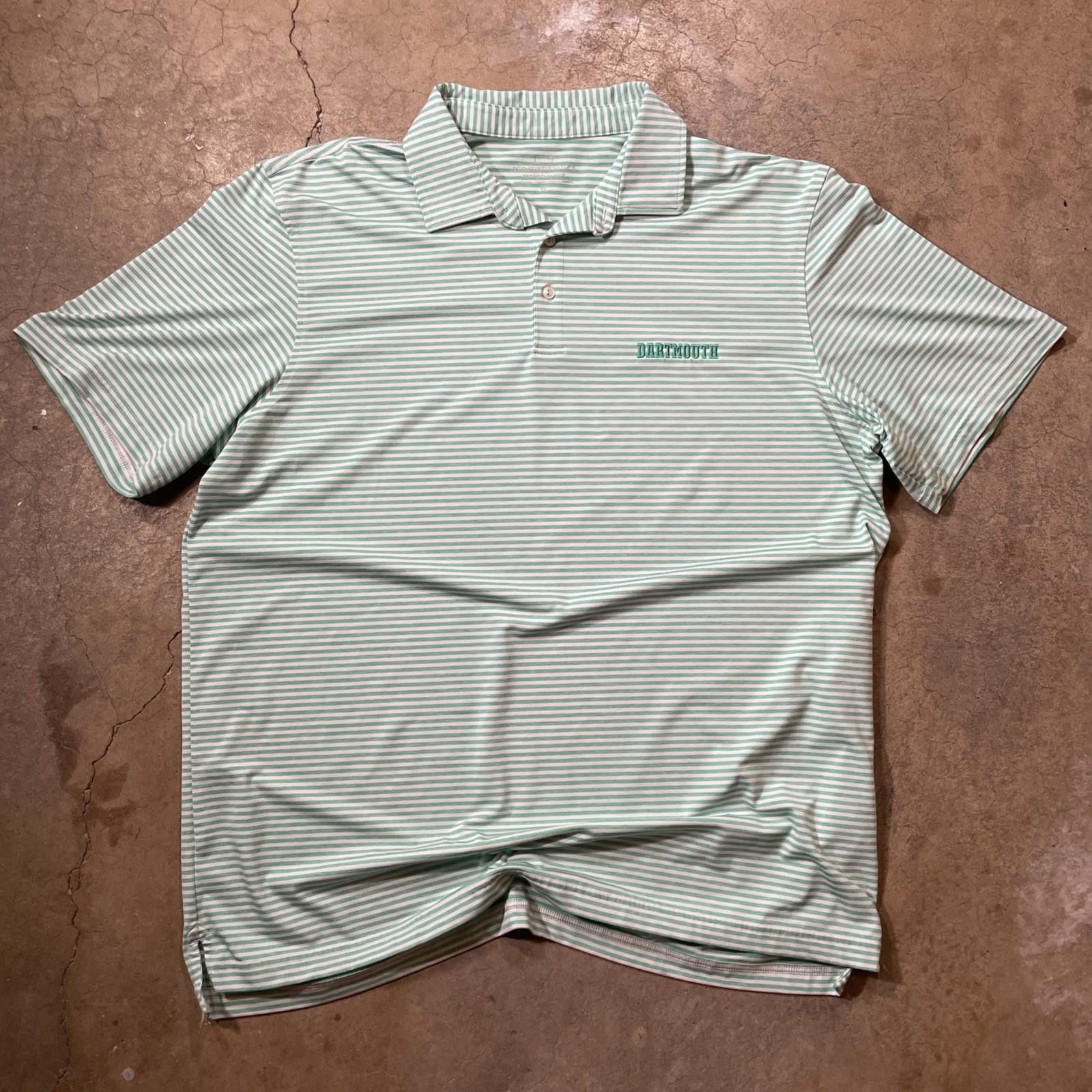 Vineyard Vines Vineyard Vines Dartmouth University Polo Mens XL Shirt Size ONE SIZE - 1 Thumbnail