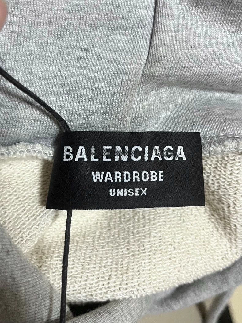 Balenciaga Balenciaga Embroidered Hoodie in Grey Color-2506 Size US S / EU 44-46 / 1 - 3 Thumbnail