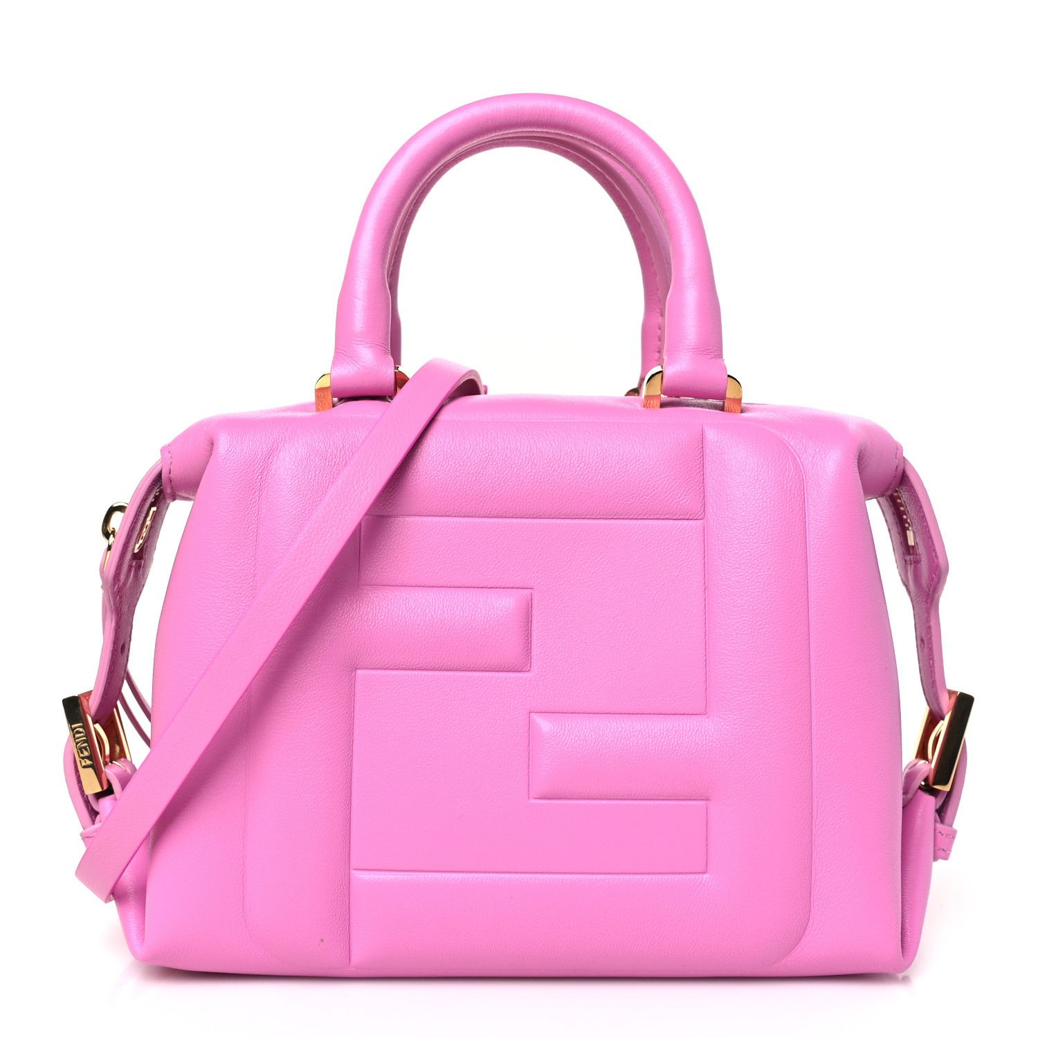 Fendi o1s1wg111224 Size: OS / FF Cube Bag in Pink Size ONE SIZE - 1 Thumbnail