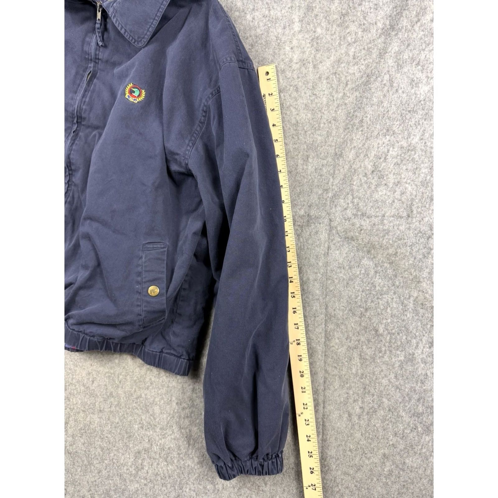 Vintage VINTAGE Duck Head Jacket Navy Blue Full Zip Lined 90s Mens 2XL Casual Workwear Size US XXL / EU 58 / 5 - 3 Thumbnail