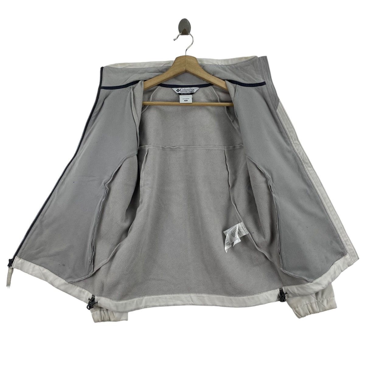 Columbia × Vintage Vintage COLUMBIA SPORTWEAR USA Full Zipper Grey Fleece Size M / US 6-8 / IT 42-44 - 5 Thumbnail