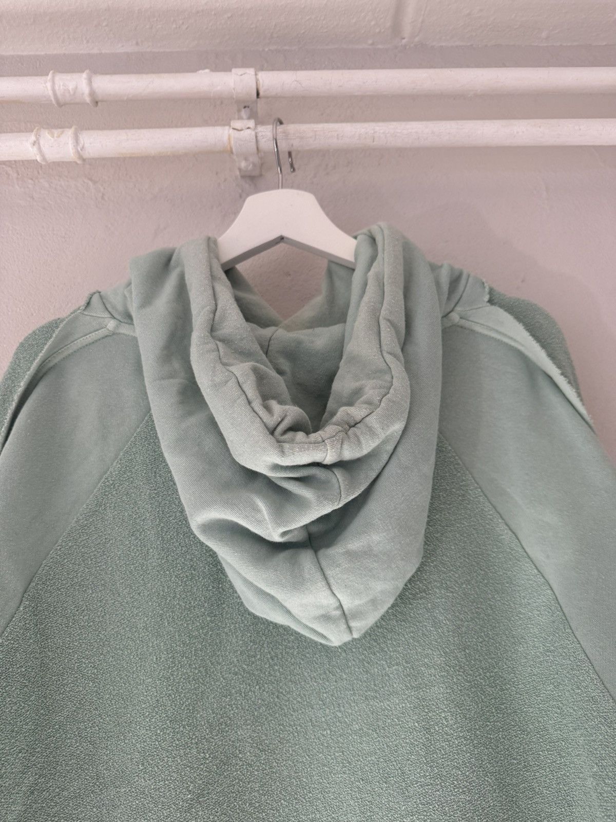 Maison Margiela Inside-Out Hooded Sweatshirt with Textured Panels Size US M / EU 48-50 / 2 - 10 Thumbnail