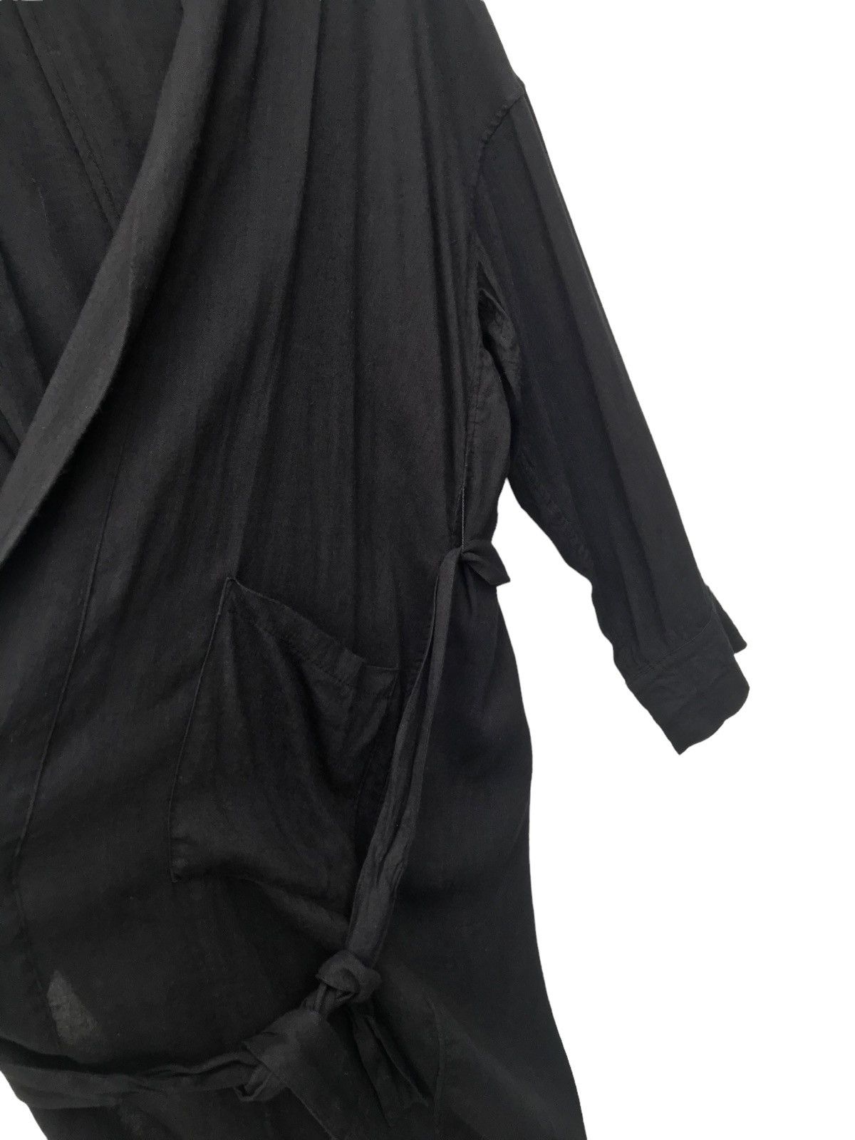 Japanese Brand Ap Studio Long Kimono Haori Rayon Linen Light Jacket Size L / US 10 / IT 46 - 7 Thumbnail