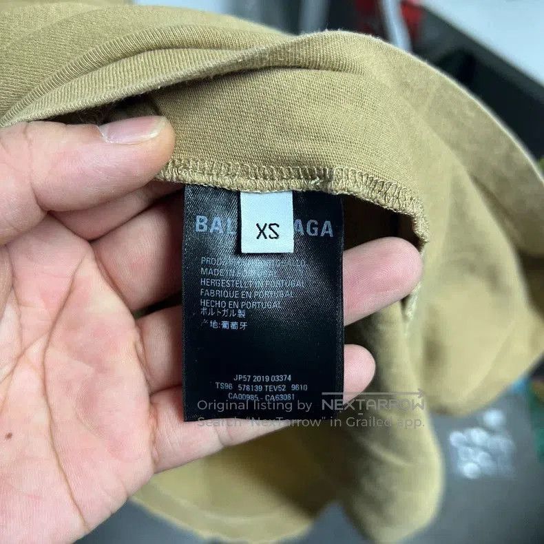 Balenciaga Balenciaga Wheat Ear Short Sleeve Tee. Size US XS / EU 42 / 0 - 4 Thumbnail