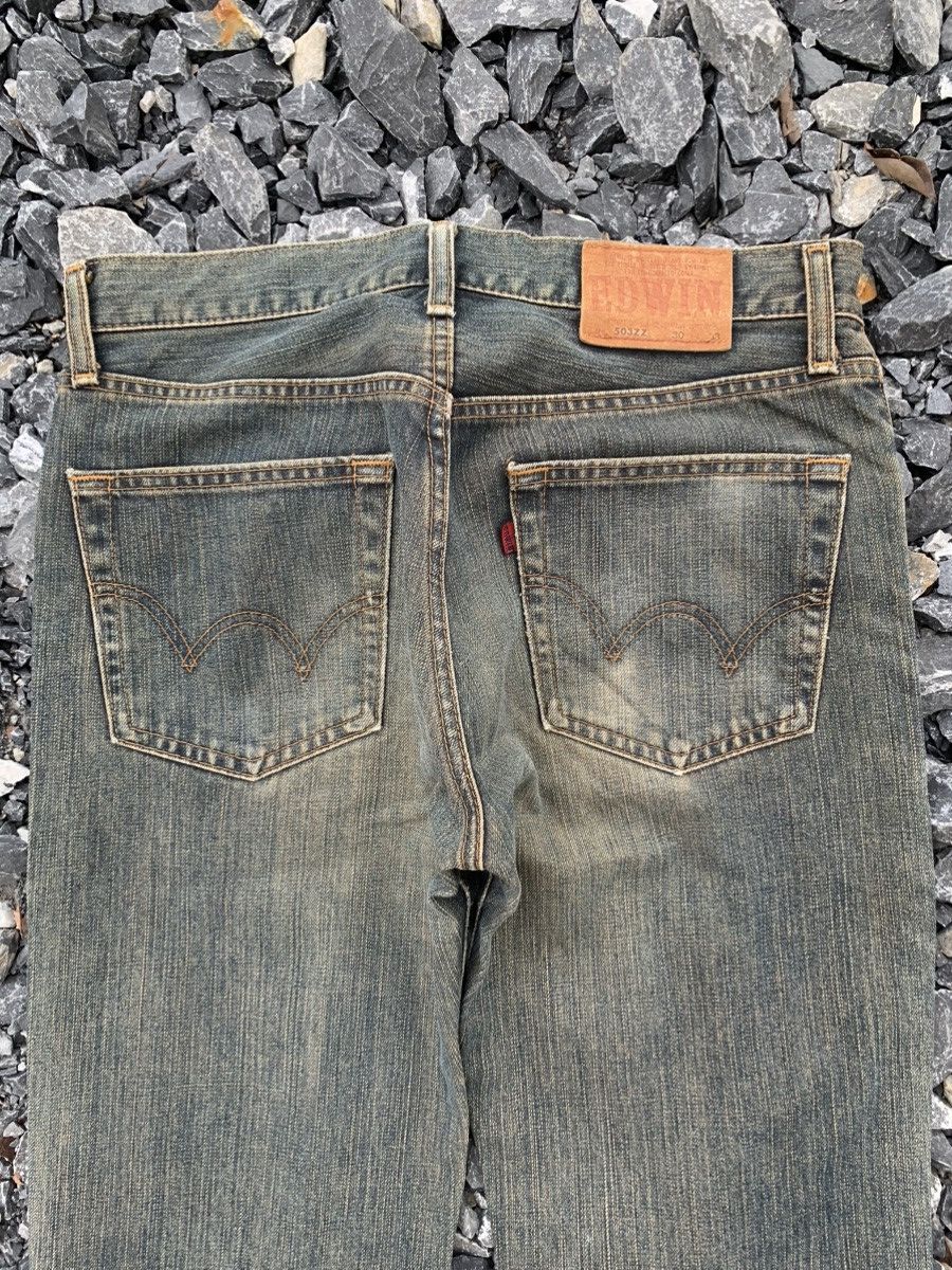 Edwin VINTAGE EDWIN 503ZZ RUSTY MUDWASH JAPANESE DISTRESSED DENIM Size US 30 / EU 46 - 7 Thumbnail