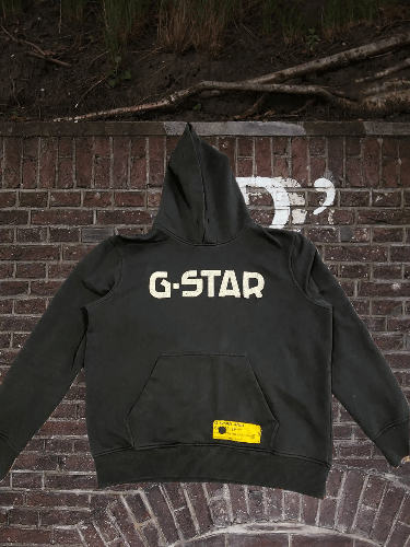 G-Star Vintage G Star Sweater Hoodie Spell Out Big Logo Size US XL / EU 56 / 4 - 1 Thumbnail
