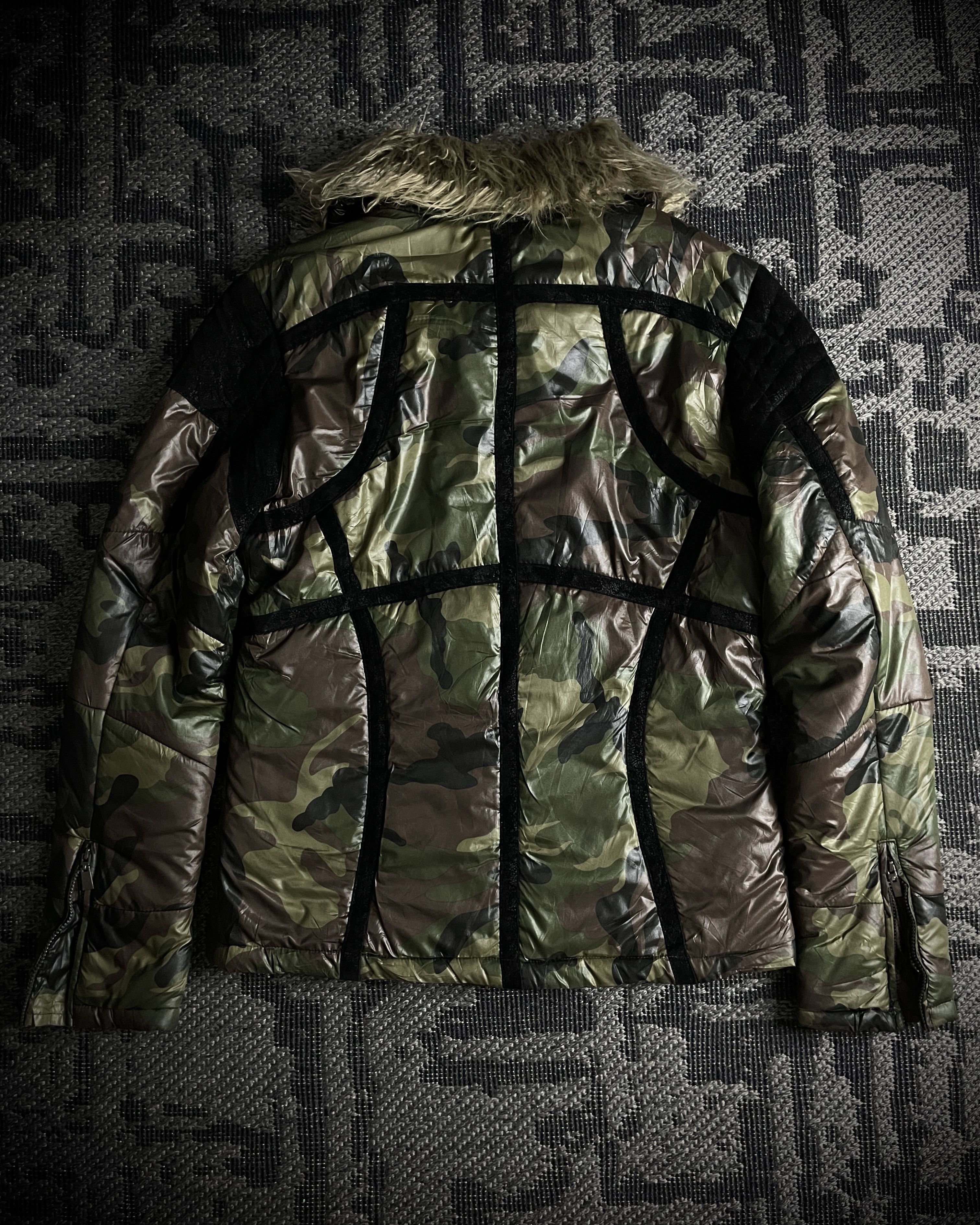 Japanese Brand ICOM Tactical Fur-Collar Puffer Jacket Size US M / EU 48-50 / 2 - 4 Thumbnail