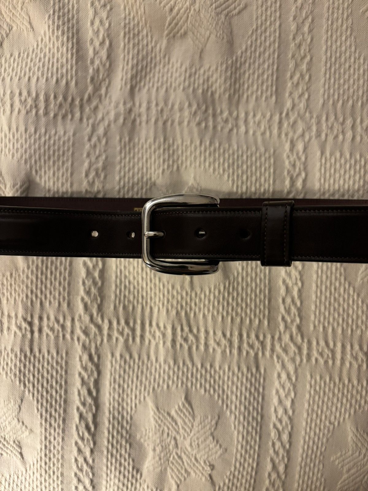 Other TORY brown belt w/ raised center Size 36 - 1 Thumbnail