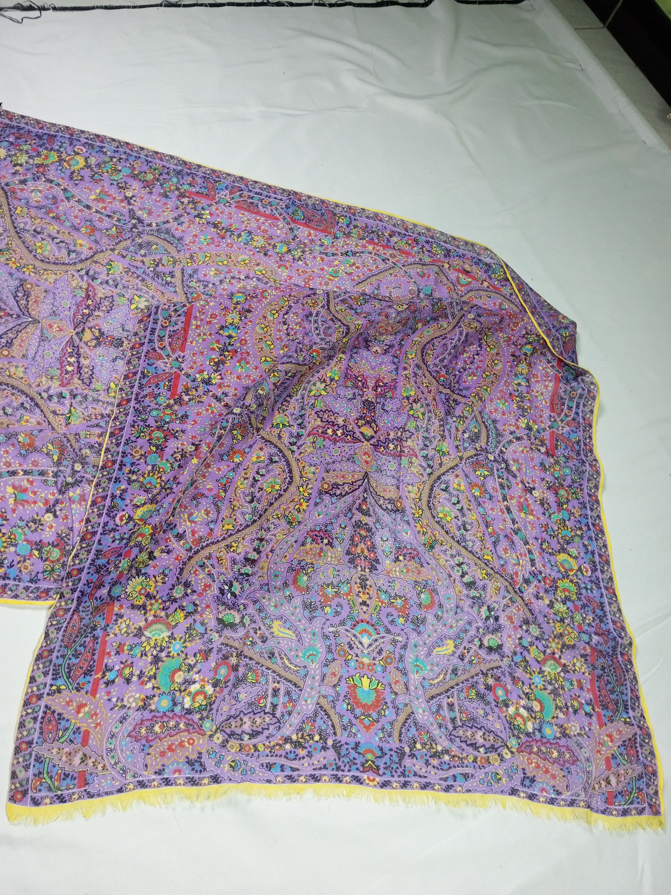 Etro × Vintage Etro Milano 50% Woll 50% Silk Scarf Size ONE SIZE - 4 Thumbnail