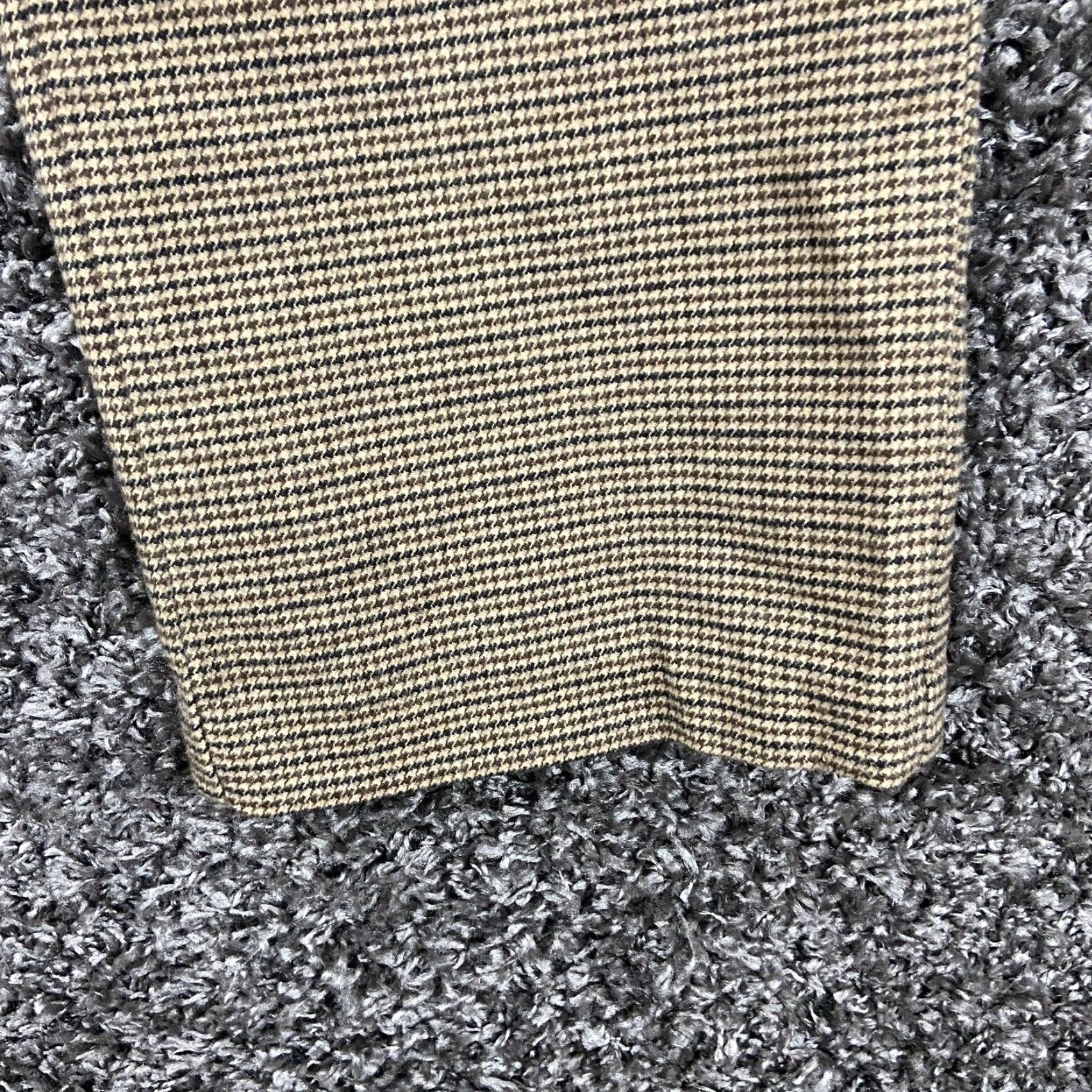 Vintage VINTAGE L.L. Bean Brown Plaid Tweed Dress Pants Wide-Leg Women 12 REG Brown Plaid Tweed Pants Women 12 REG Women's Pants Wide Leg 12 REG Size 34" / US 12 / IT 48 - 2 Thumbnail