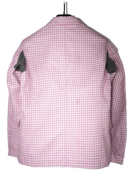 Comme des Garcons COMME DES GARÇONS Homme Plus cropped slim-fit gingham jacket Size 50S - 2 Thumbnail