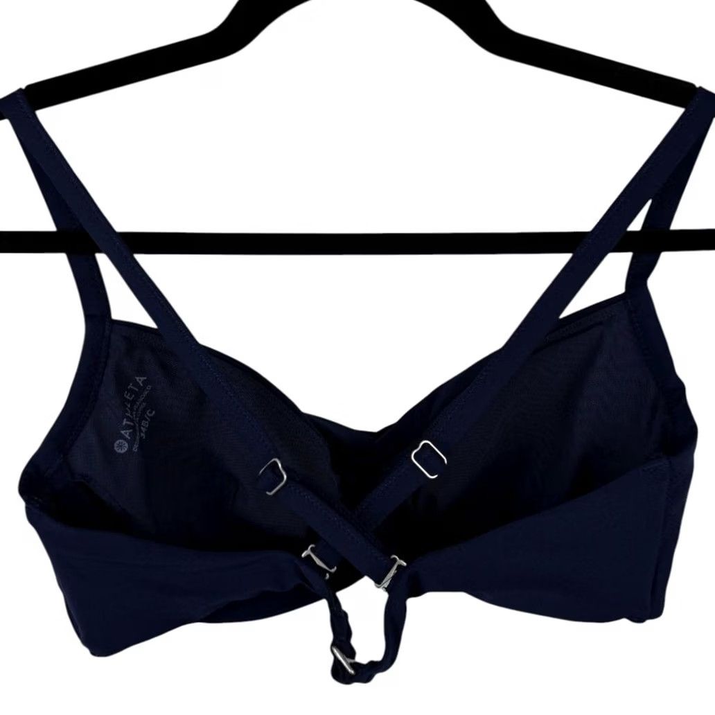 Athleta Athleta Top Women M Navy Blue Adjustable Removable Cups 34B/C Beach Summer Swim Bikini Size M / US 6-8 / IT 42-44 - 2 Thumbnail