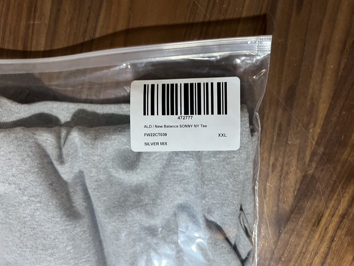 Aime Leon Dore × New Balance Aime Leon Dore ALD New Balance SONNY NY Tee XXL Grey T-Shirt Size US XXL / EU 58 / 5 - 8 Thumbnail