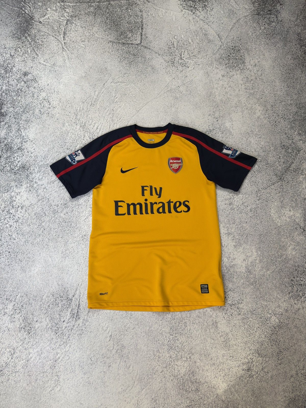 Nike Nike Arsenal 2008/09 #4 Fabregas Away Football Shirt Jersey Size US S / EU 44-46 / 1 - 8 Thumbnail