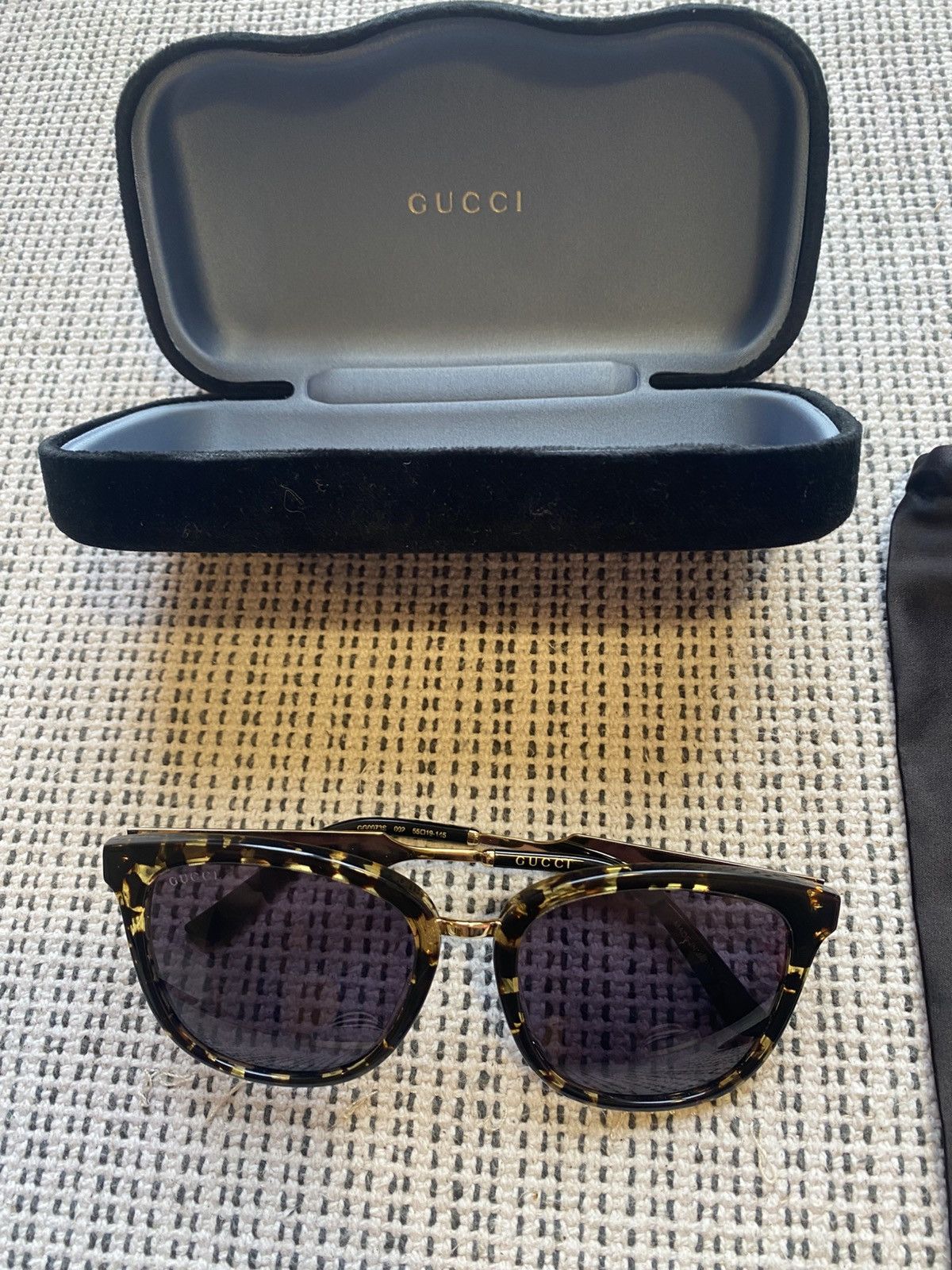 Gucci Gucci women's Sunglasses Model GG0073S 002 Havana Size ONE SIZE - 4 Thumbnail