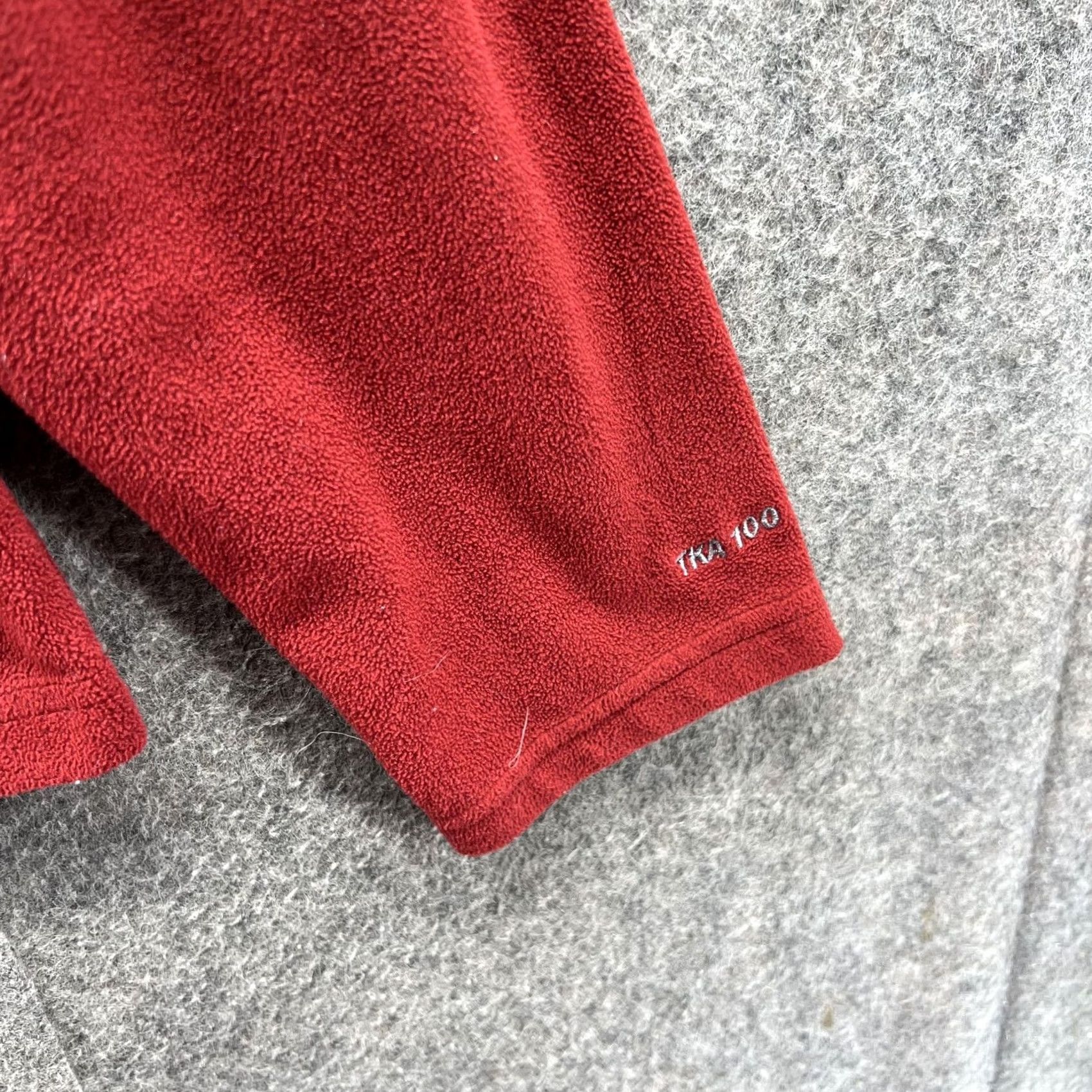The North Face The North Face Sweatshirt Womens Large Red TKA 100 Fleece 1/4 Zip Pullover Top Size L / US 10 / IT 46 - 6 Thumbnail
