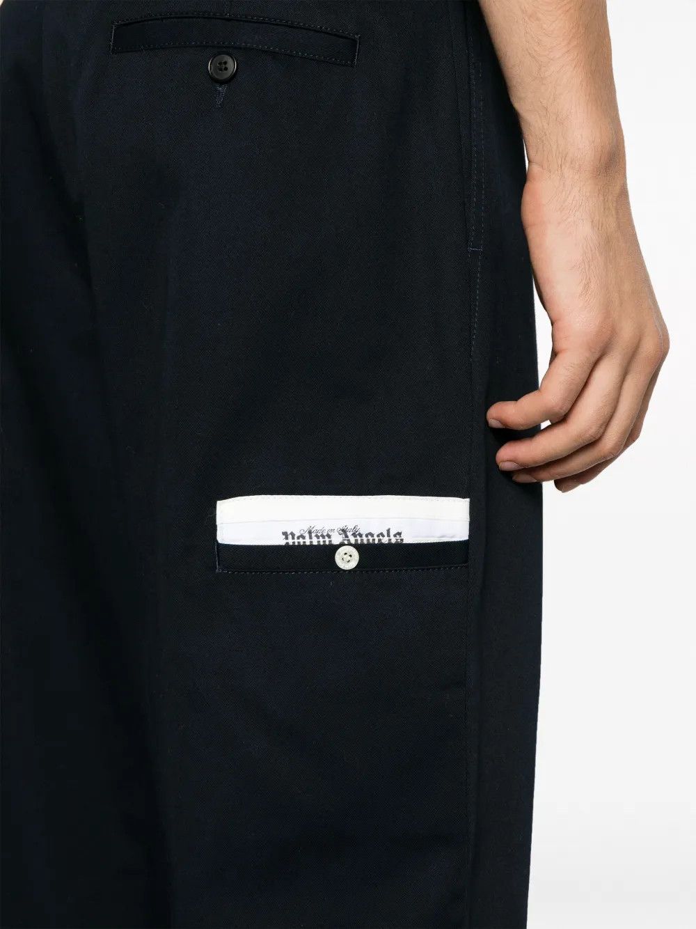 Palm Angels o1y0325 Casual Pant in Midnight Blue Size US 34 / EU 50 - 2 Thumbnail