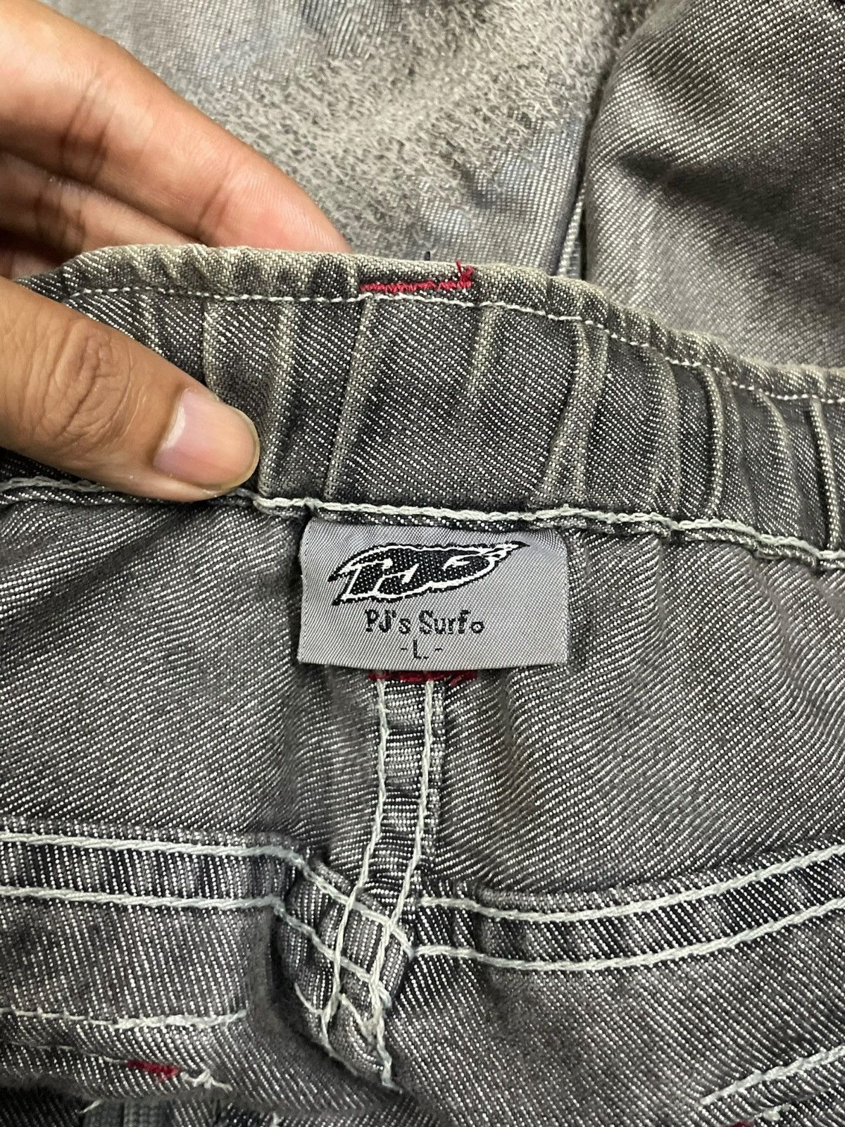 JNCO Vintage Y2K PJ’s Surf Carpenter Cargo Denim Baggy Jorts Size US 32 / EU 48 - 12 Thumbnail