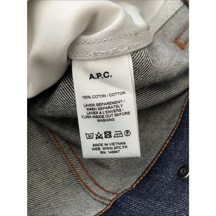 A.P.C. A.P.C. Selvedge Denim Work Jacket Japanese Selvedge Jean Size US S / EU 44-46 / 1 - 11 Thumbnail