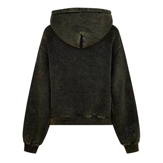 Alexander Wang o1g2r1mq0824 Terry Hoodie in Army Green Size XS / US 0-2 / IT 36-38 - 2 Thumbnail