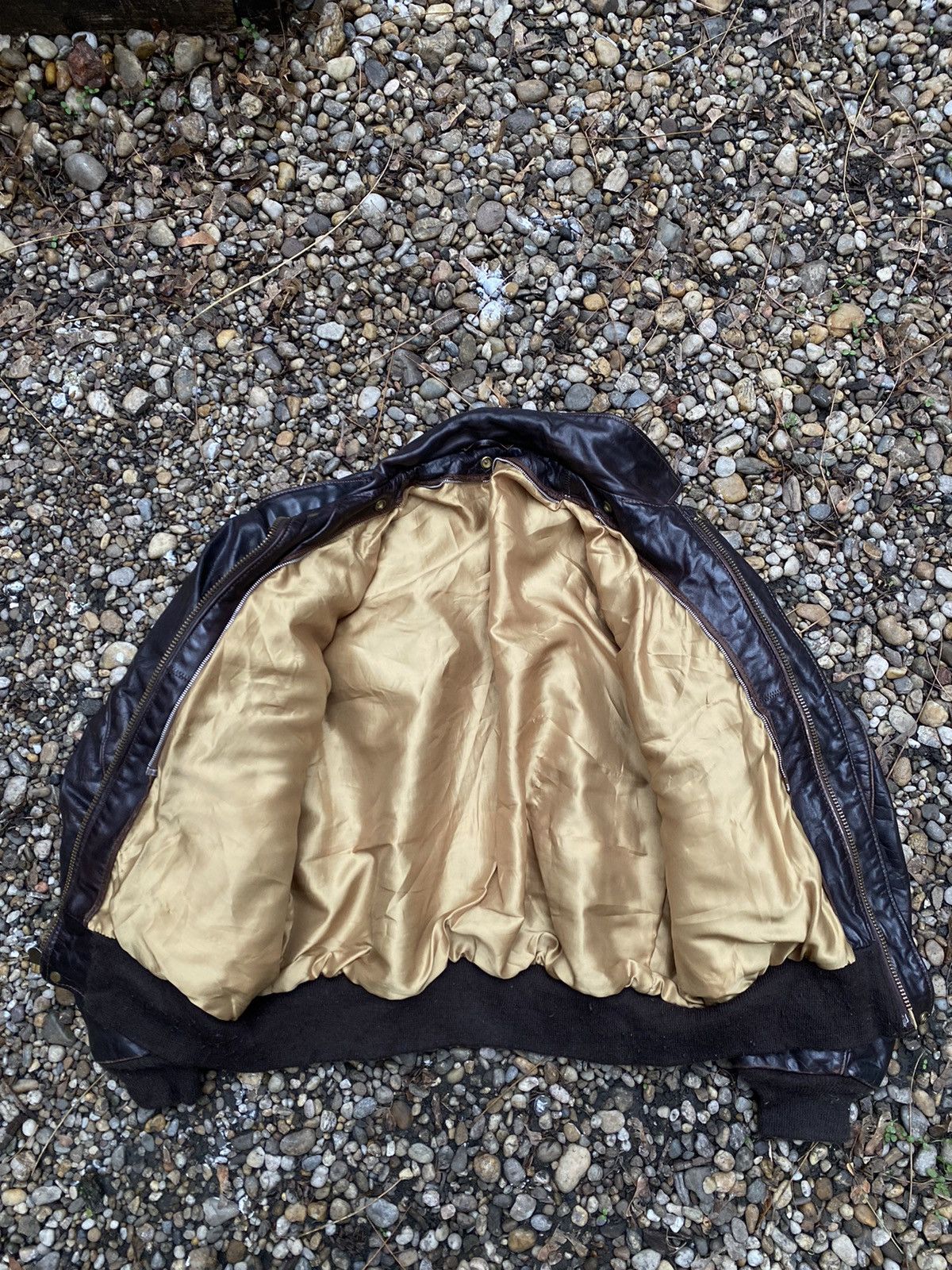Schott × Vintage Vintage Schott Dense Talon Aviator Leather Jacket Size US M / EU 48-50 / 2 - 6 Thumbnail