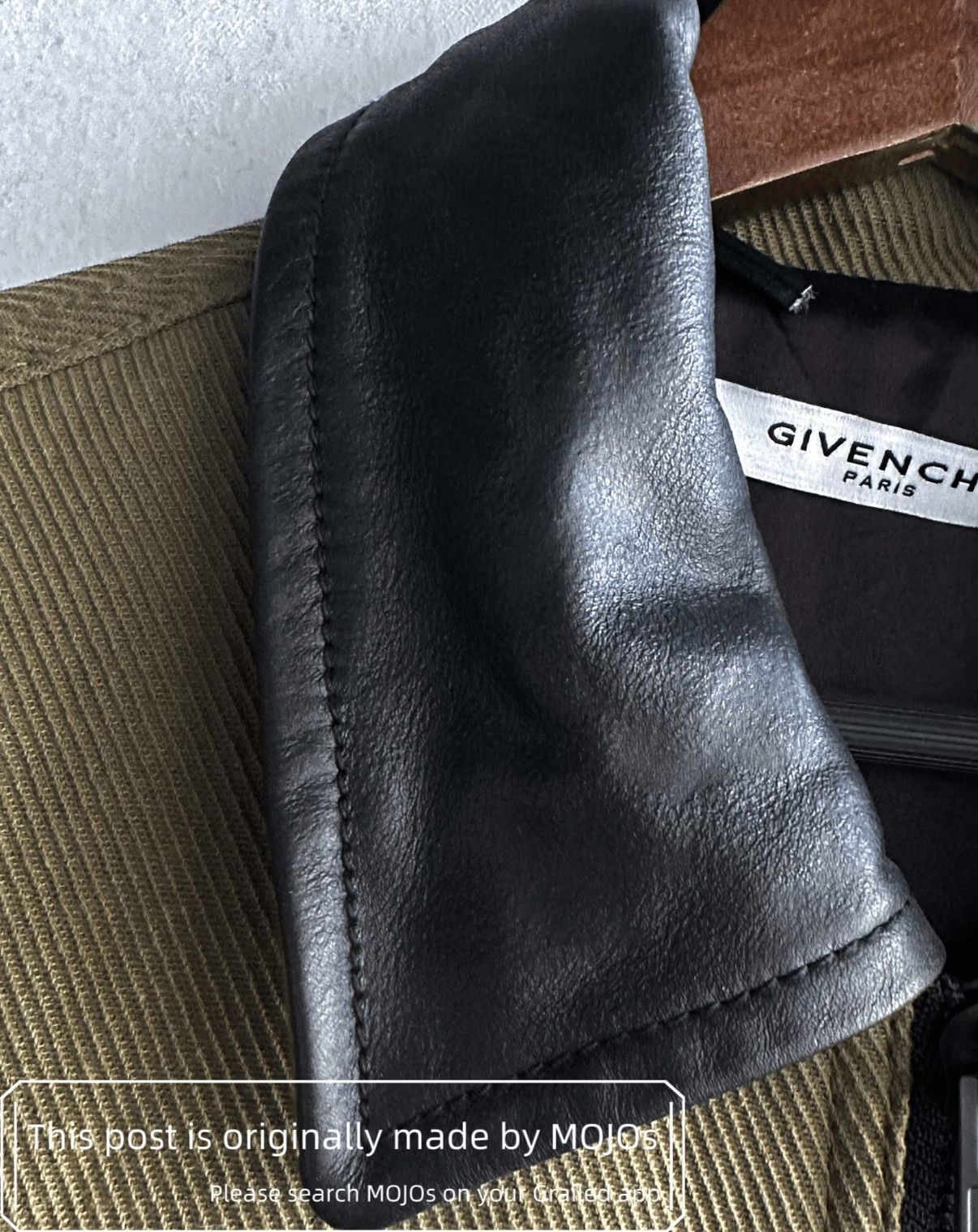 Givenchy Sz 50 Givenchy Leather Joint Work Jacket mojos132627 Size US M / EU 48-50 / 2 - 3 Thumbnail