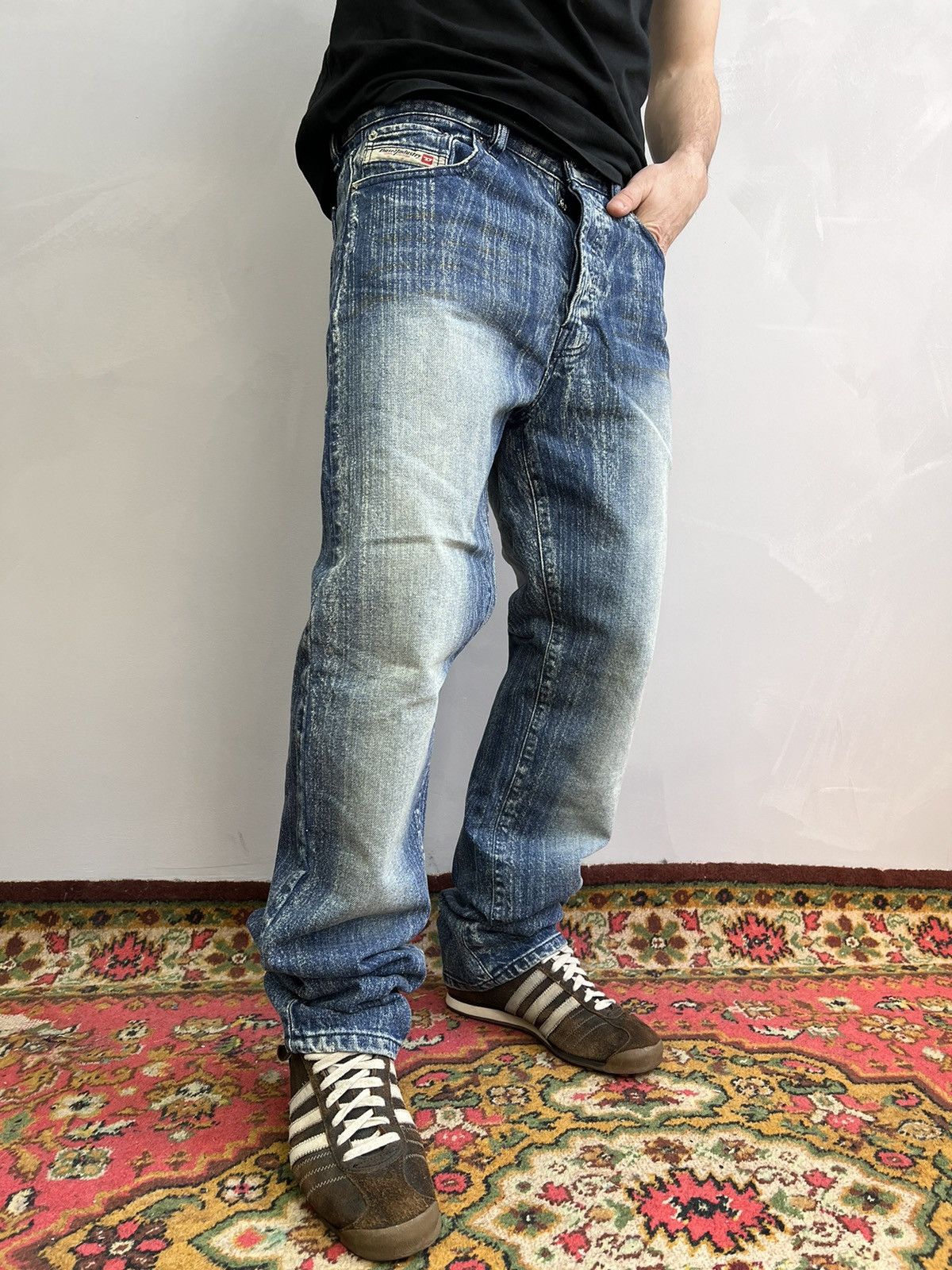 Diesel × If Six Was Nine × Undercover Diesel Rusty Distress Faded Clawmark Jeans Undercover Style Size US 32 / EU 48 - 2 Thumbnail