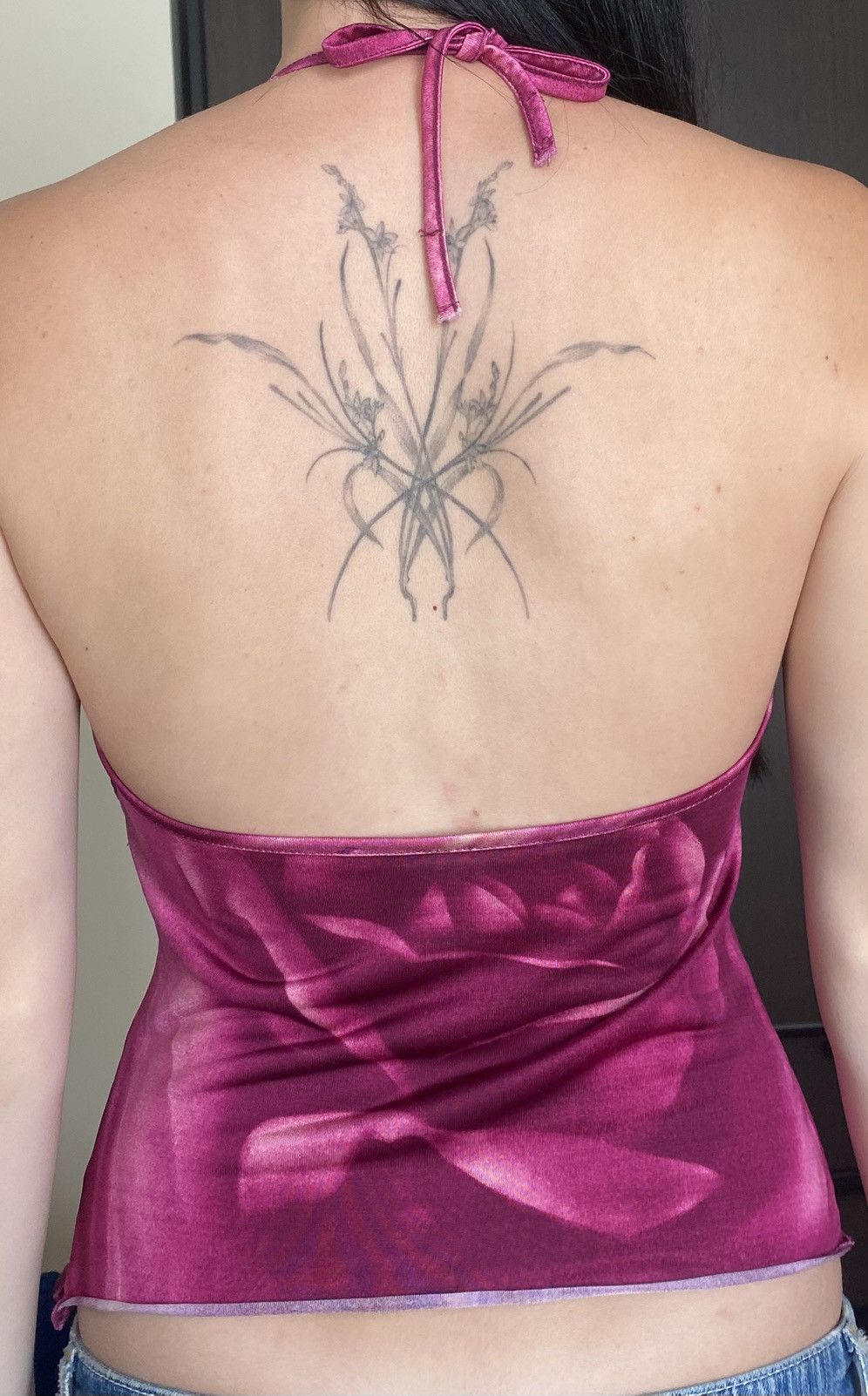 Roberto Cavalli Roberto Cavalli Backless Top With Rose Print Size S / US 4 / IT 40 - 5 Thumbnail