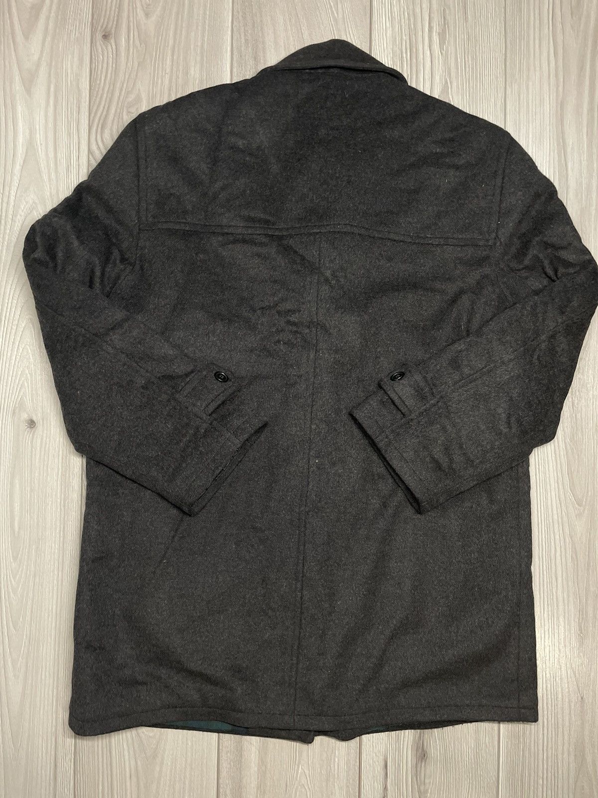 Balmain × Pierre Balmain Vintage Balmain Wool cashmere black gray coat Size US M / EU 48-50 / 2 - 2 Thumbnail