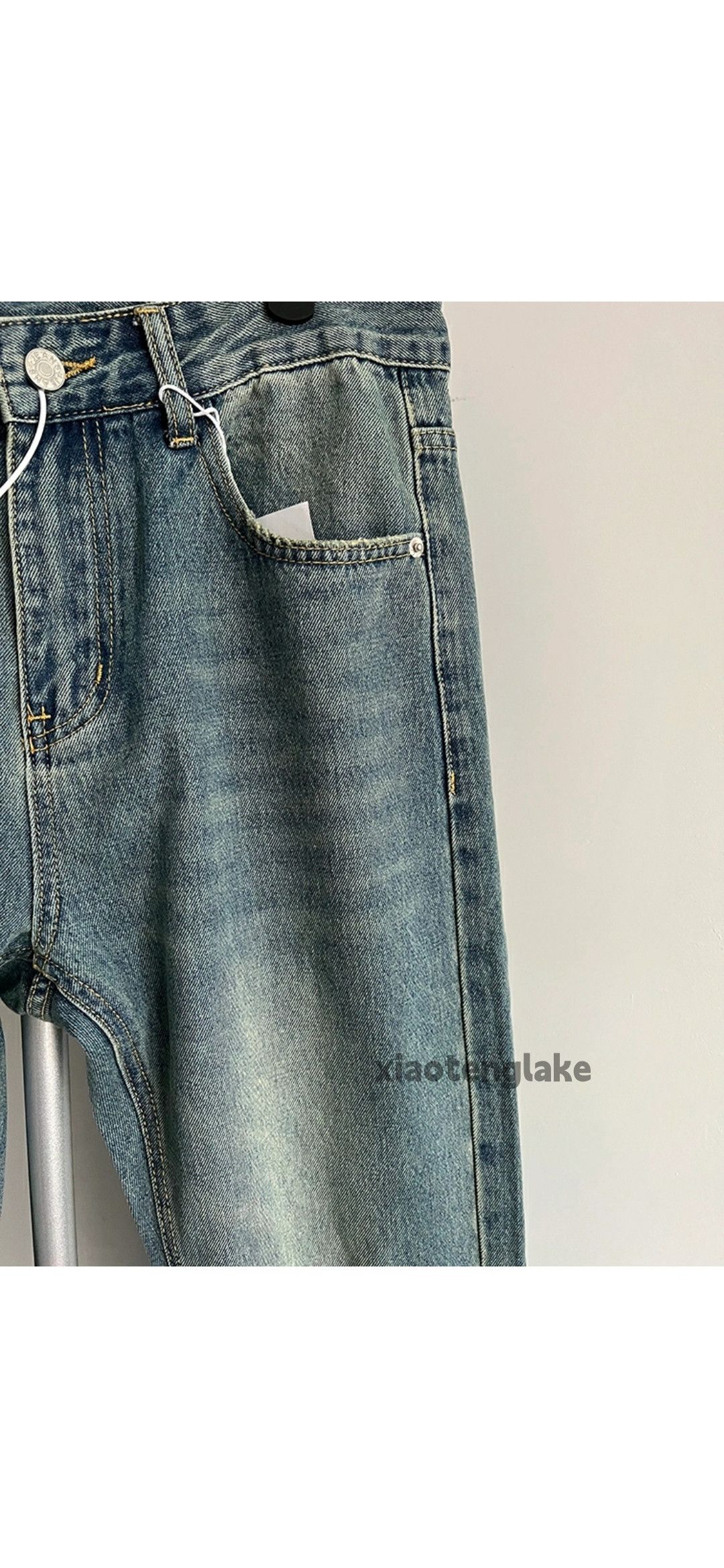 Jean × Vintage washed faded y2k skate yuppie flared cleanfit jeans Size US 32 / EU 48 - 4 Thumbnail